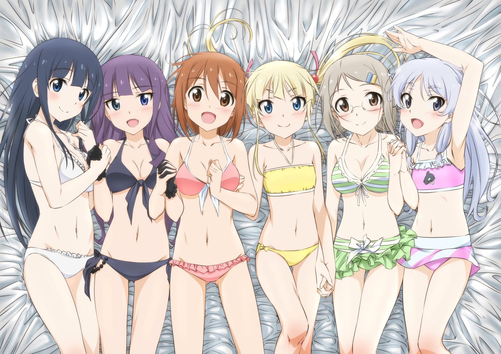 Eri Higuchi, 1080P, Shizuno Saotome, Anime, Sakura Deumi, Yuu Hiraoka, Asami Hoshi, Akiko Tachibana, Anitore! EX, HD Wallpaper