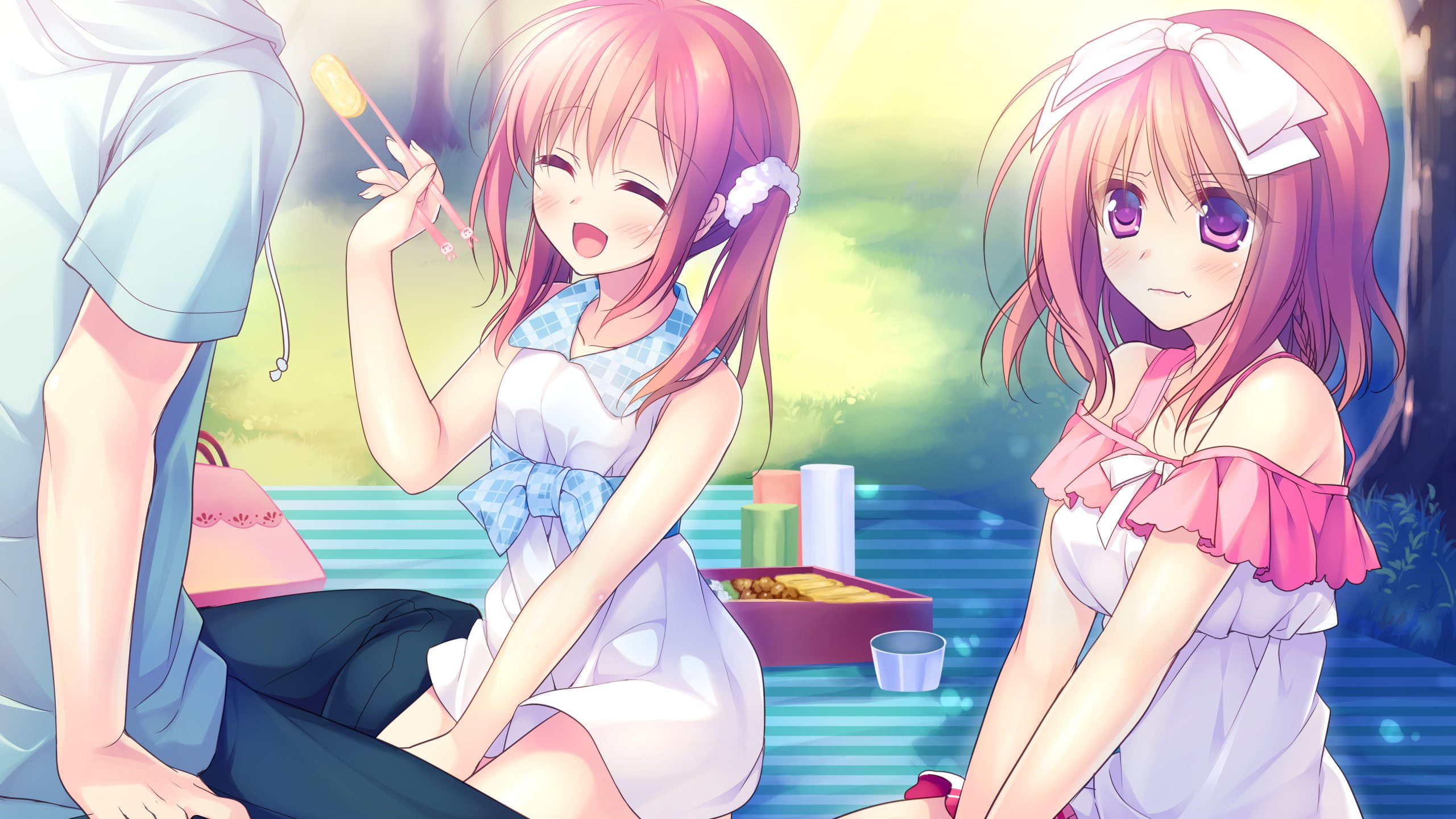 kimi, sekiya, koishiteru!, bento, 2K, komatsu, rina, tonari, chopsticks, megumi, HD Wallpaper