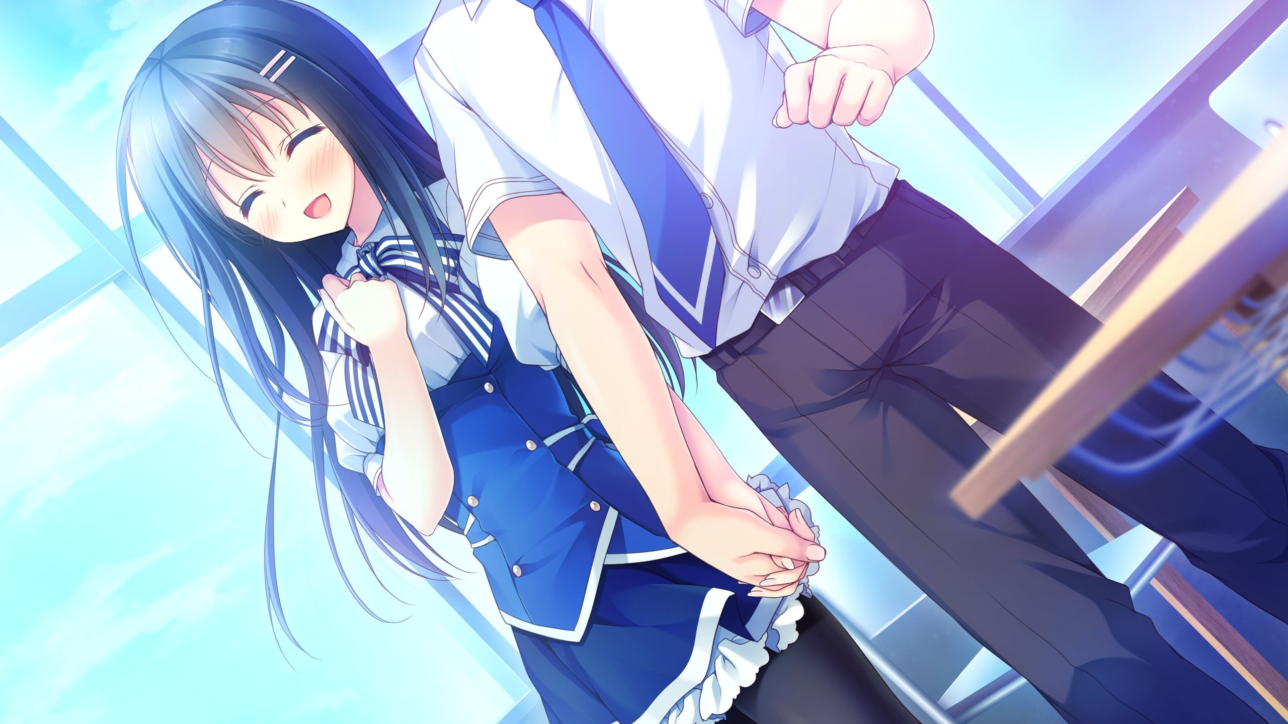 blue, koishiteru!, akito, tonari, kimi, 2K, nagisa, sekiya, hoshino, HD Wallpaper