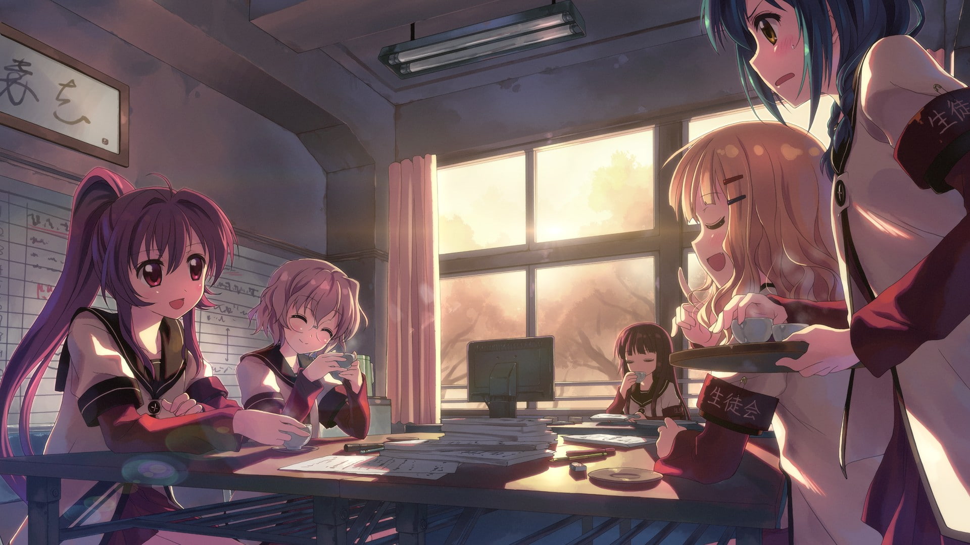 Yuru Yuri, 1080P, anime, HD Wallpaper