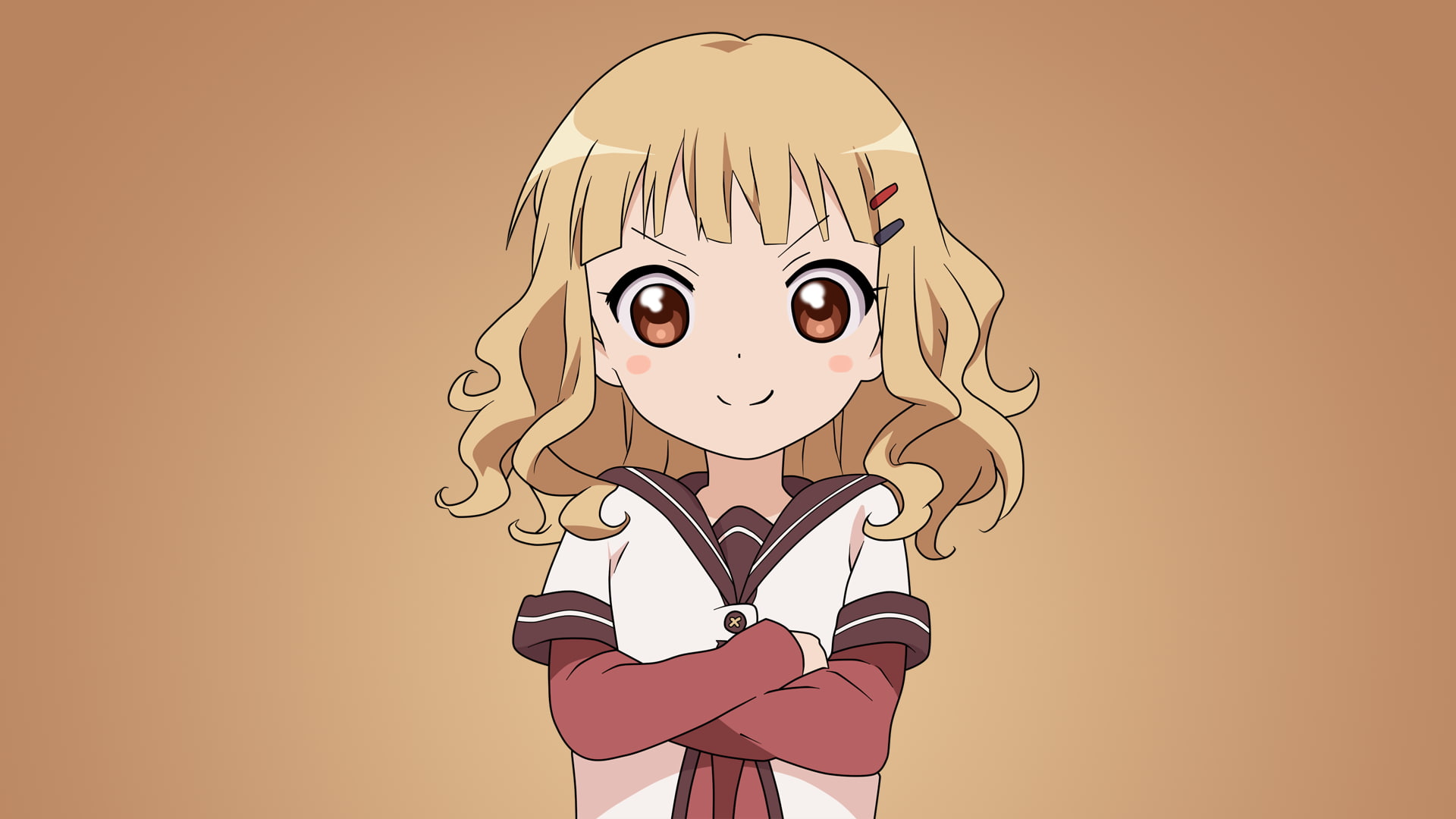 1080P, Oomuro Sakurako, Yuru Yuri, HD Wallpaper