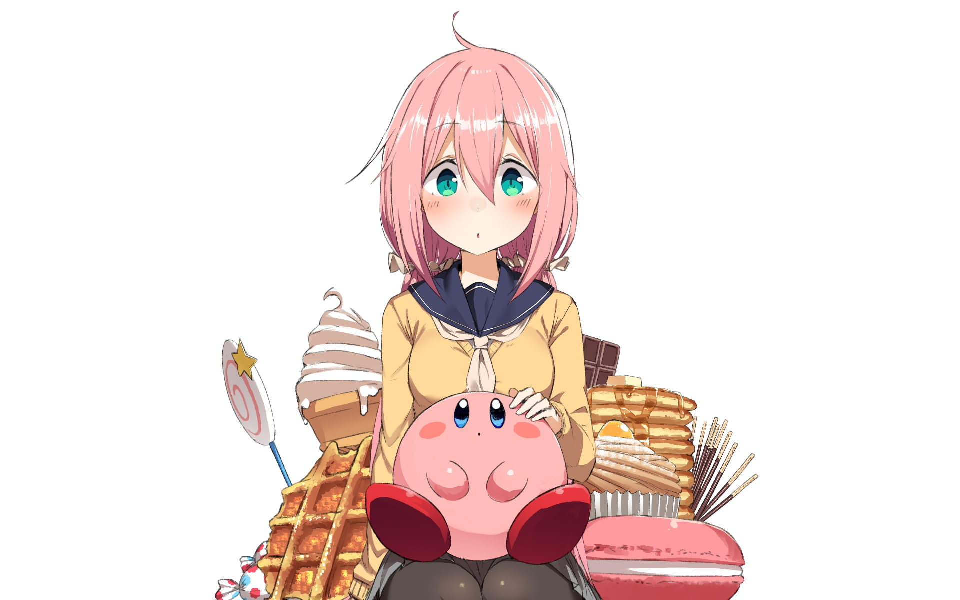 1080P, Laid-Back Camp, Nadeshiko Kagamihara, Anime, HD Wallpaper