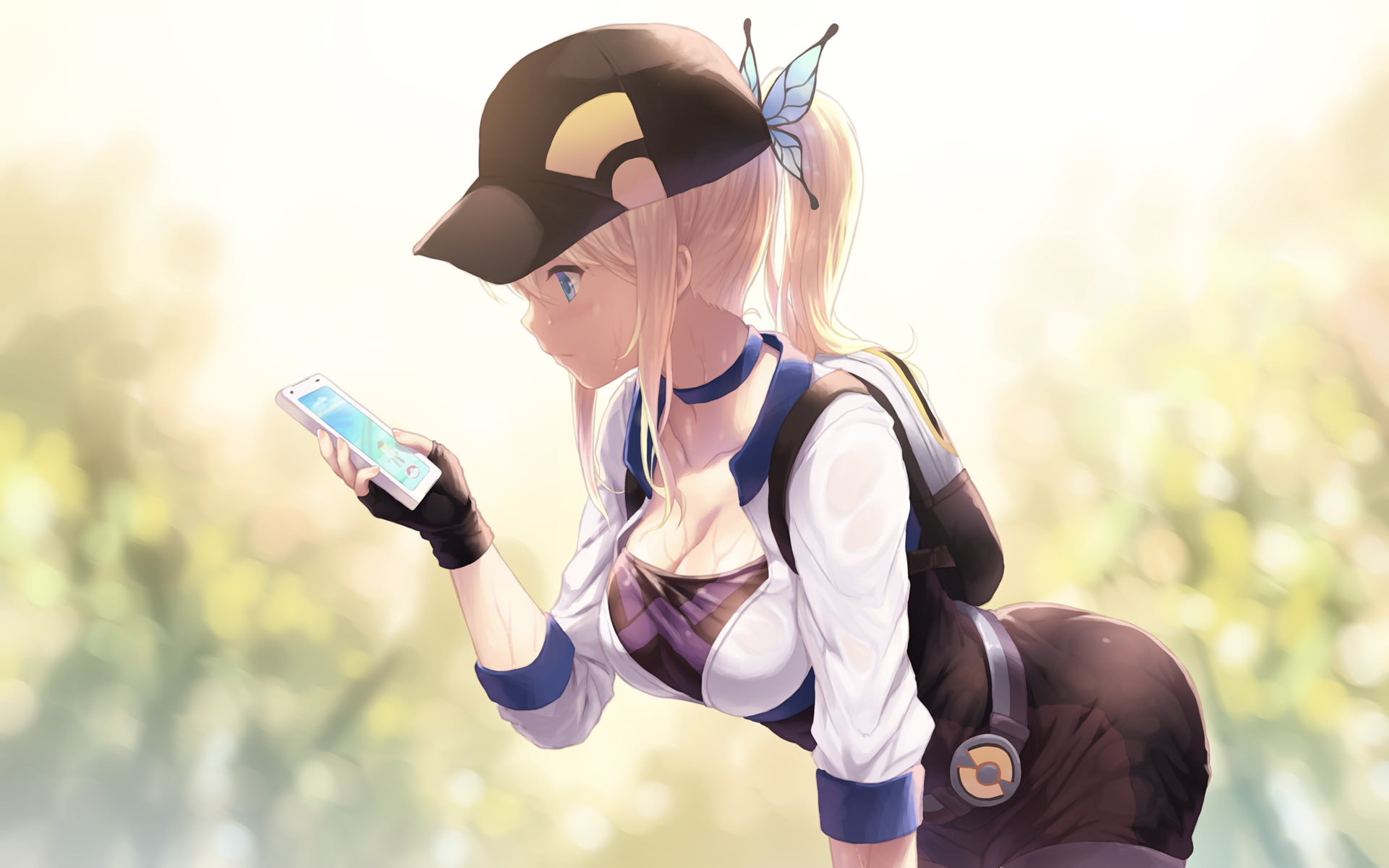 Anime, Sena Kashiwazaki, Boku Wa Tomodachi Ga Sukunai, 1080P, Pokemon Go, HD Wallpaper