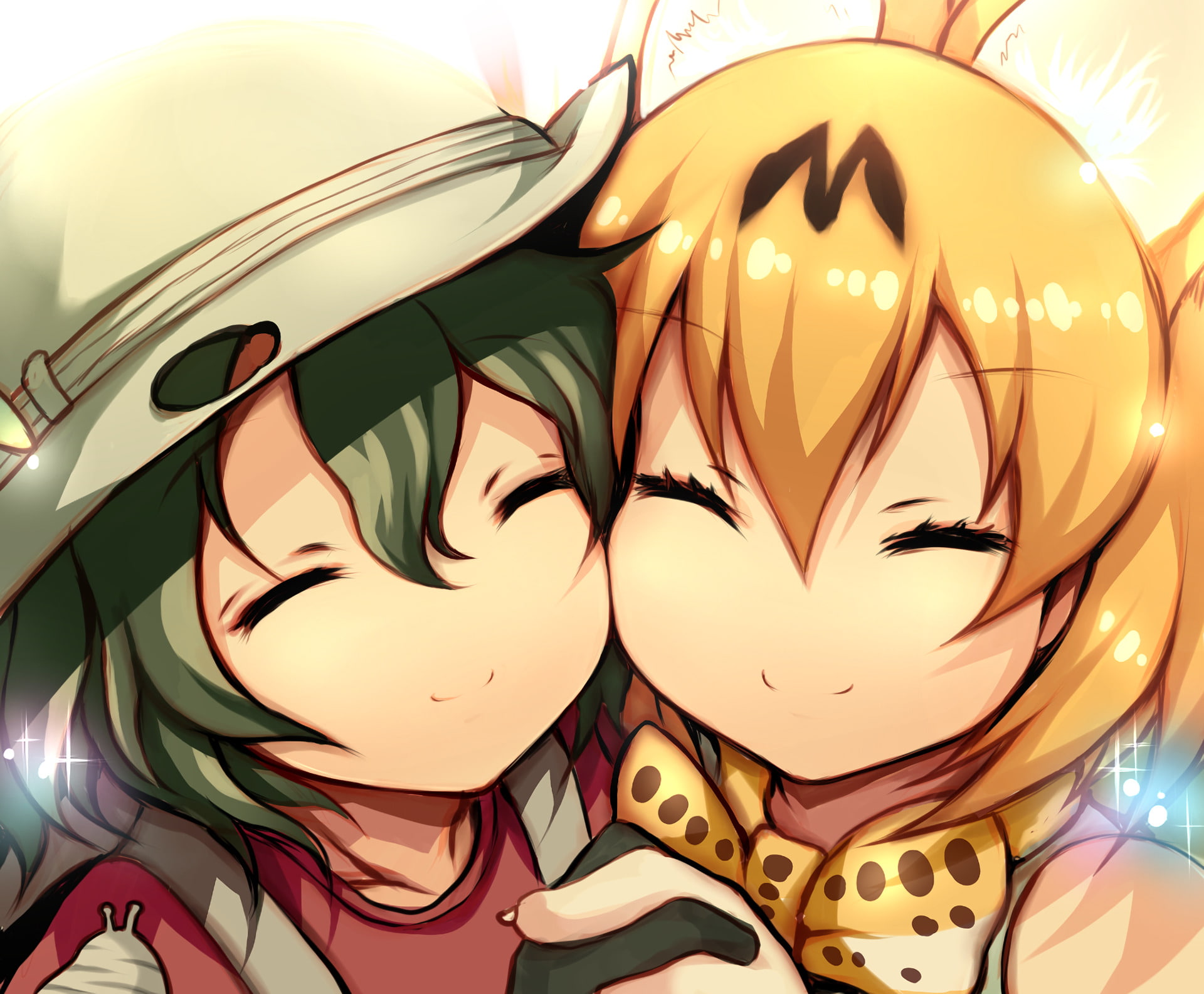 Kaban (Kemono Friends), Kemono Friends, Anime, 1080P, Serval (Kemono Friends), HD Wallpaper