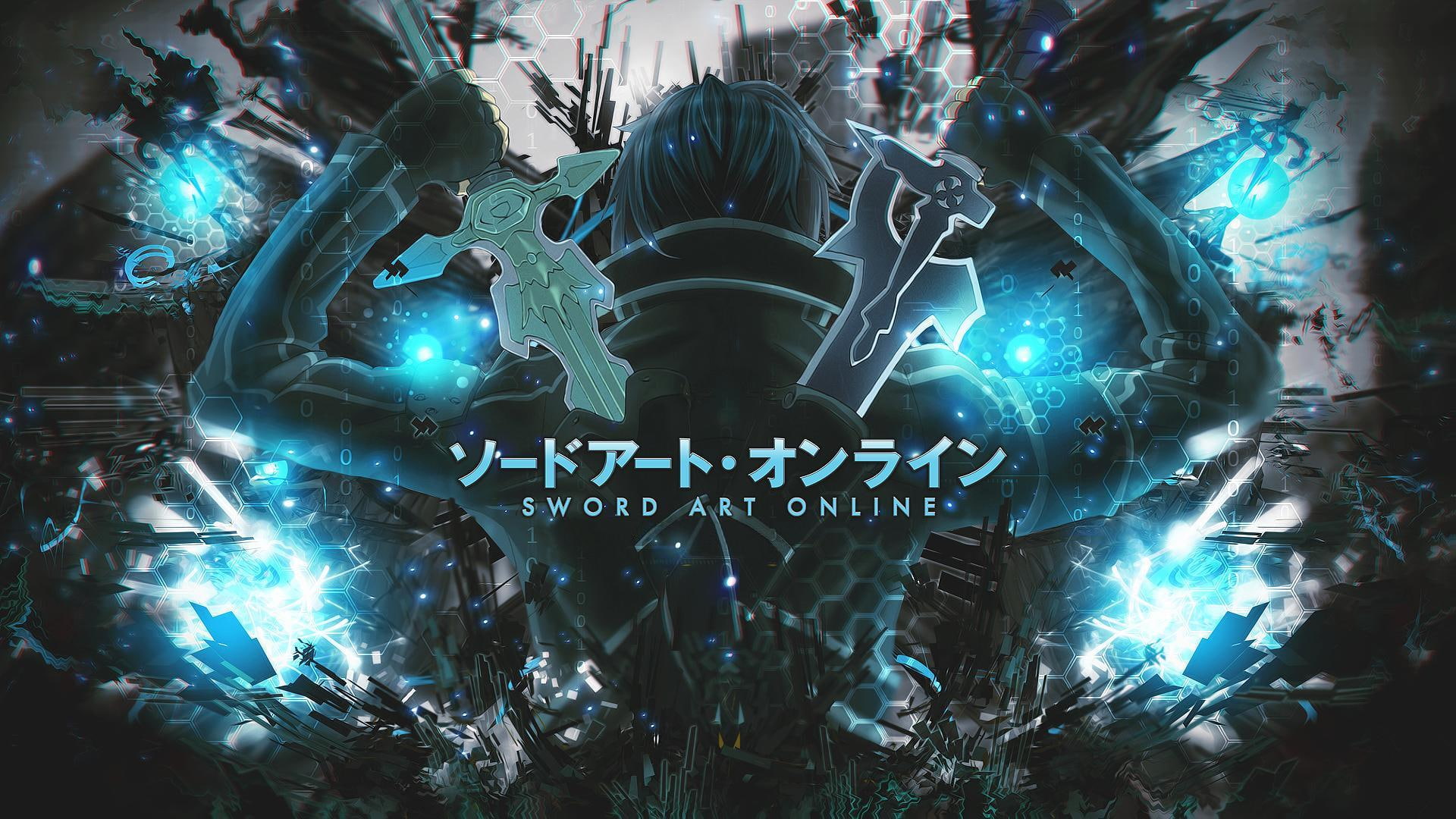 art, kazuto, kirigaya, sword art online, kirigaya kazuto, sword, 1080P, online, HD Wallpaper