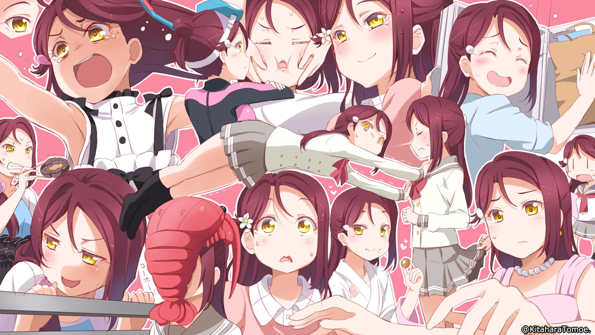 anime girls, 1080P, Love Live!, Kitahara Tomoe, HD Wallpaper