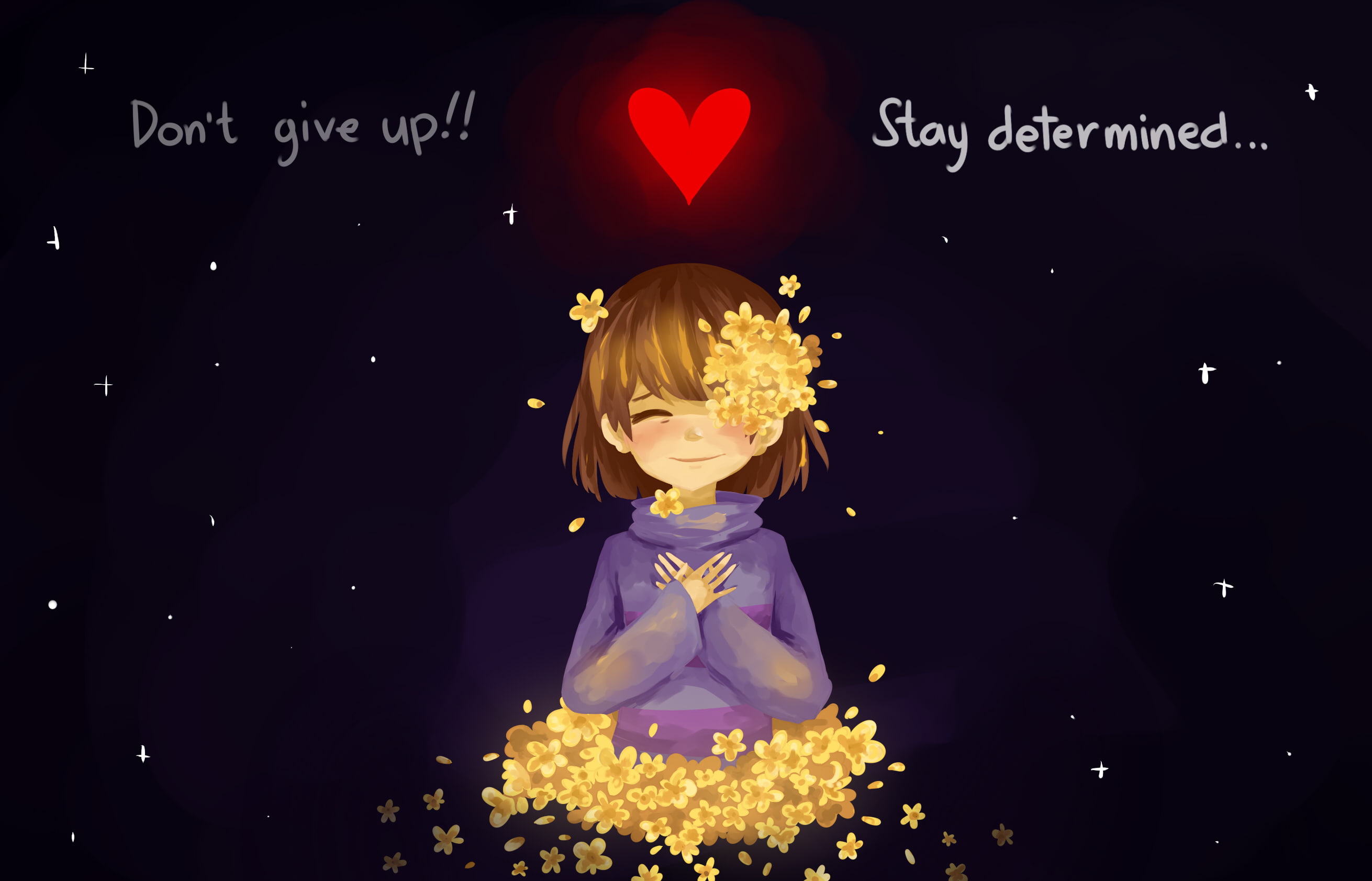 2K, Frisk, Undertale, HD Wallpaper