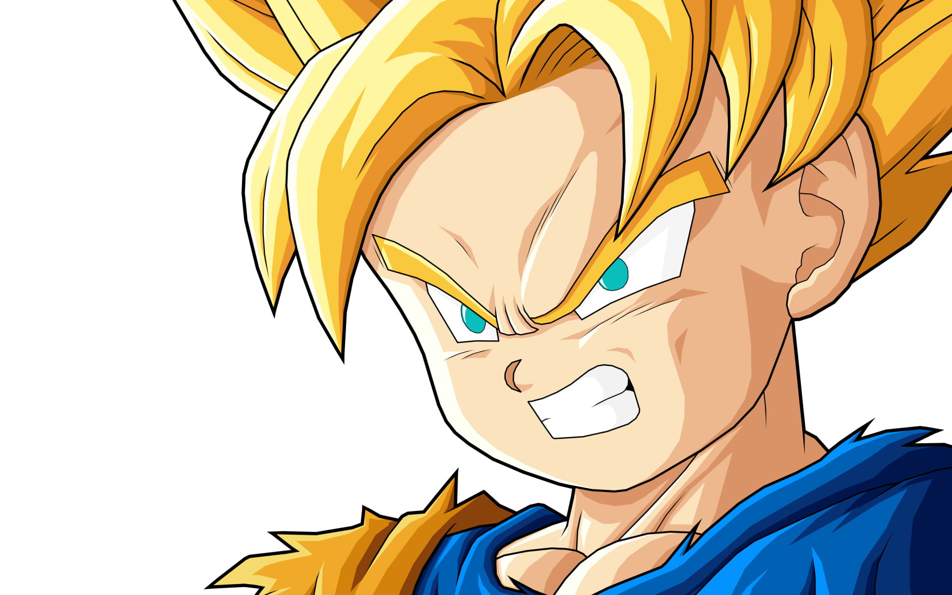 outdoors, white background, low angle view, no people, creativity, multi colored, yellow, nature, Dragon Ball, pattern, Goten (Dragon Ball), sunlight, day, HD Wallpaper
