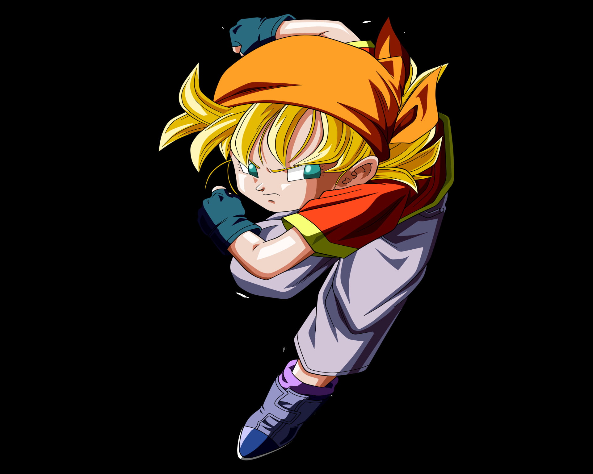 unrecognizable person, human representation, still life, Dragon Ball GT, studio shot, people, crockery, creativity, representation, Pan (Dragon Ball), black background, HD Wallpaper