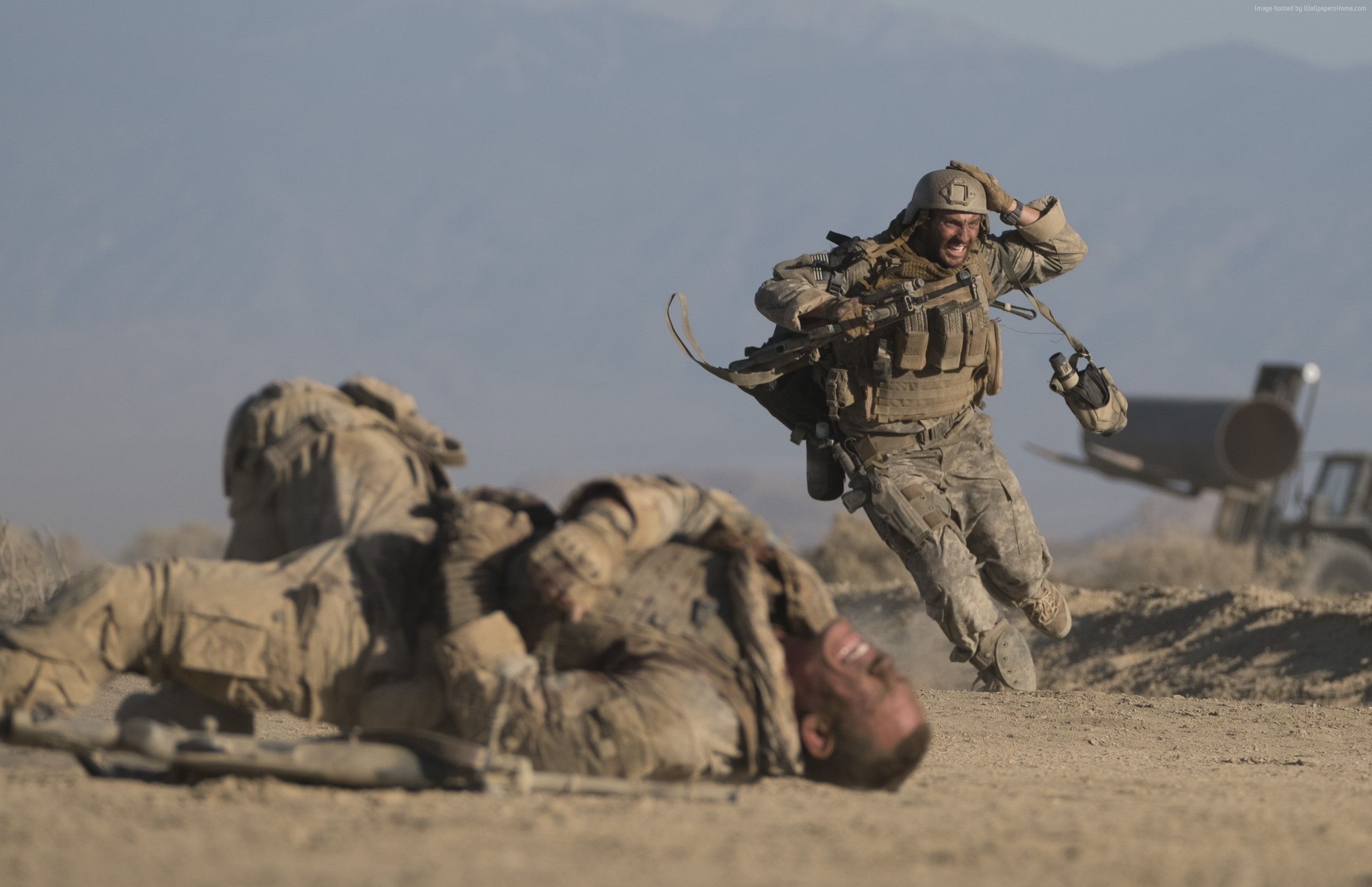 The Wall, war, best movies, Aaron Taylor-Johnson, 2K, HD Wallpaper