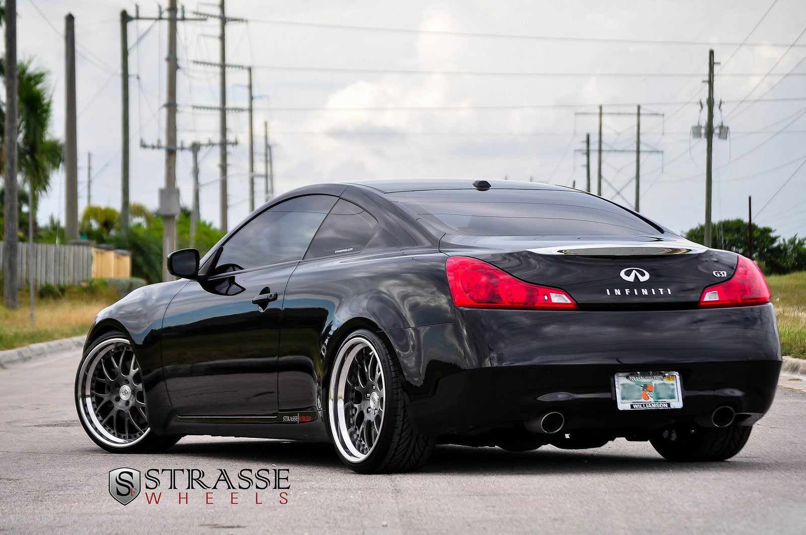 720P, tuning, strasse, cars, g37, wheels, black, infiniti, HD Wallpaper