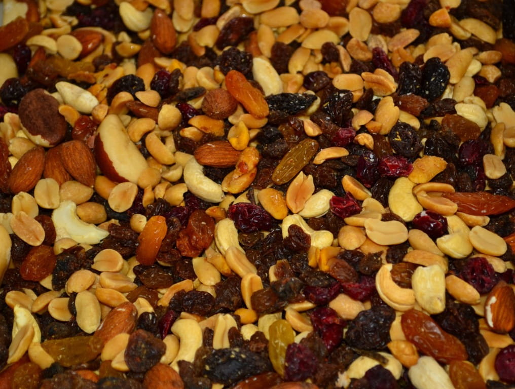 raisin, large group of objects, indoors, 480P, nut - food, freshness, brazil nuts, food, almonds, cashew, dried food, still life, healthy eating, snack, HD Wallpaper