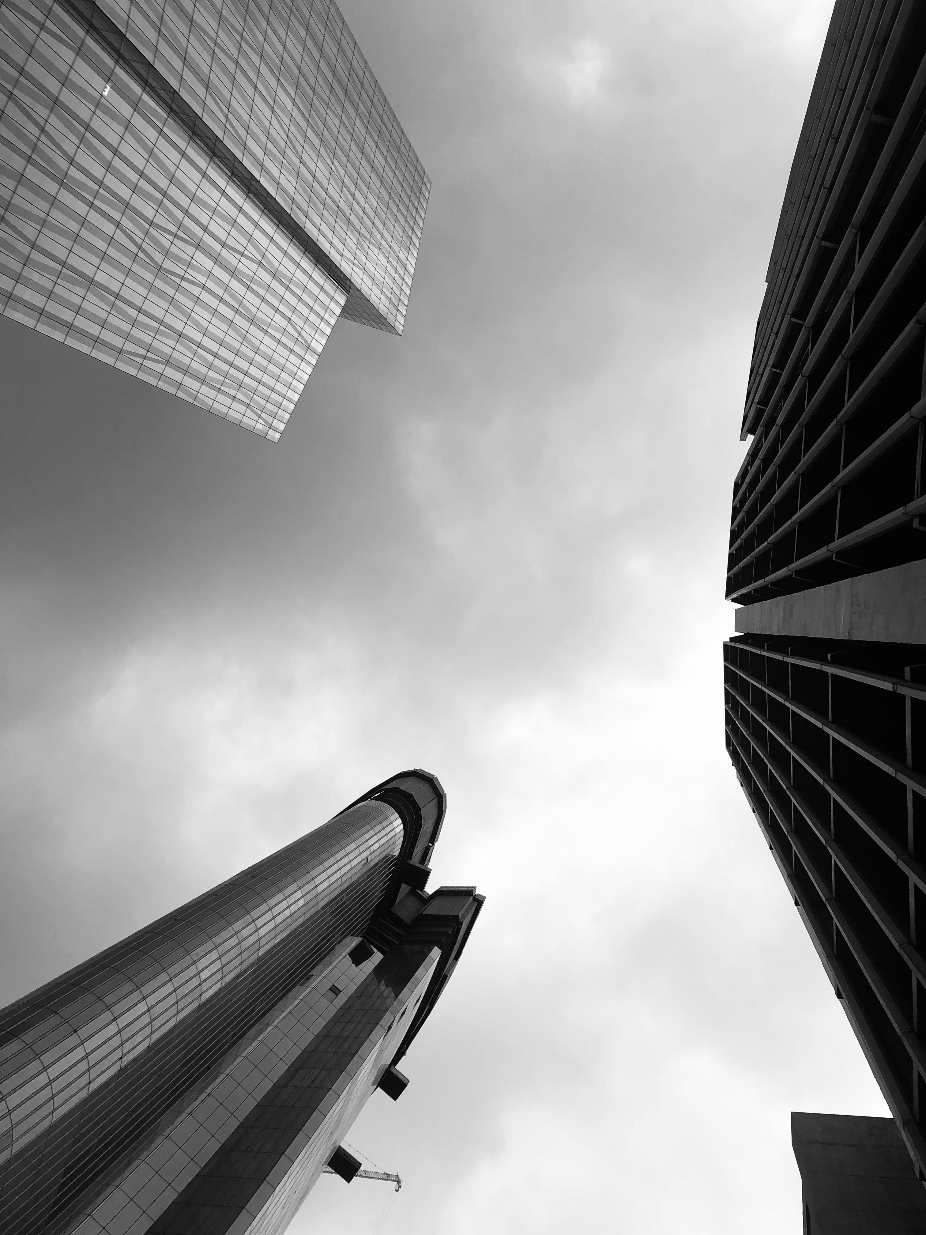 high rise, tall - high, outdoors, skyscraper, silhouette, sky, urban, office building, abstract, modern, spire, tower, makati, building exterior, office building exterior, Phone HD Wallpaper