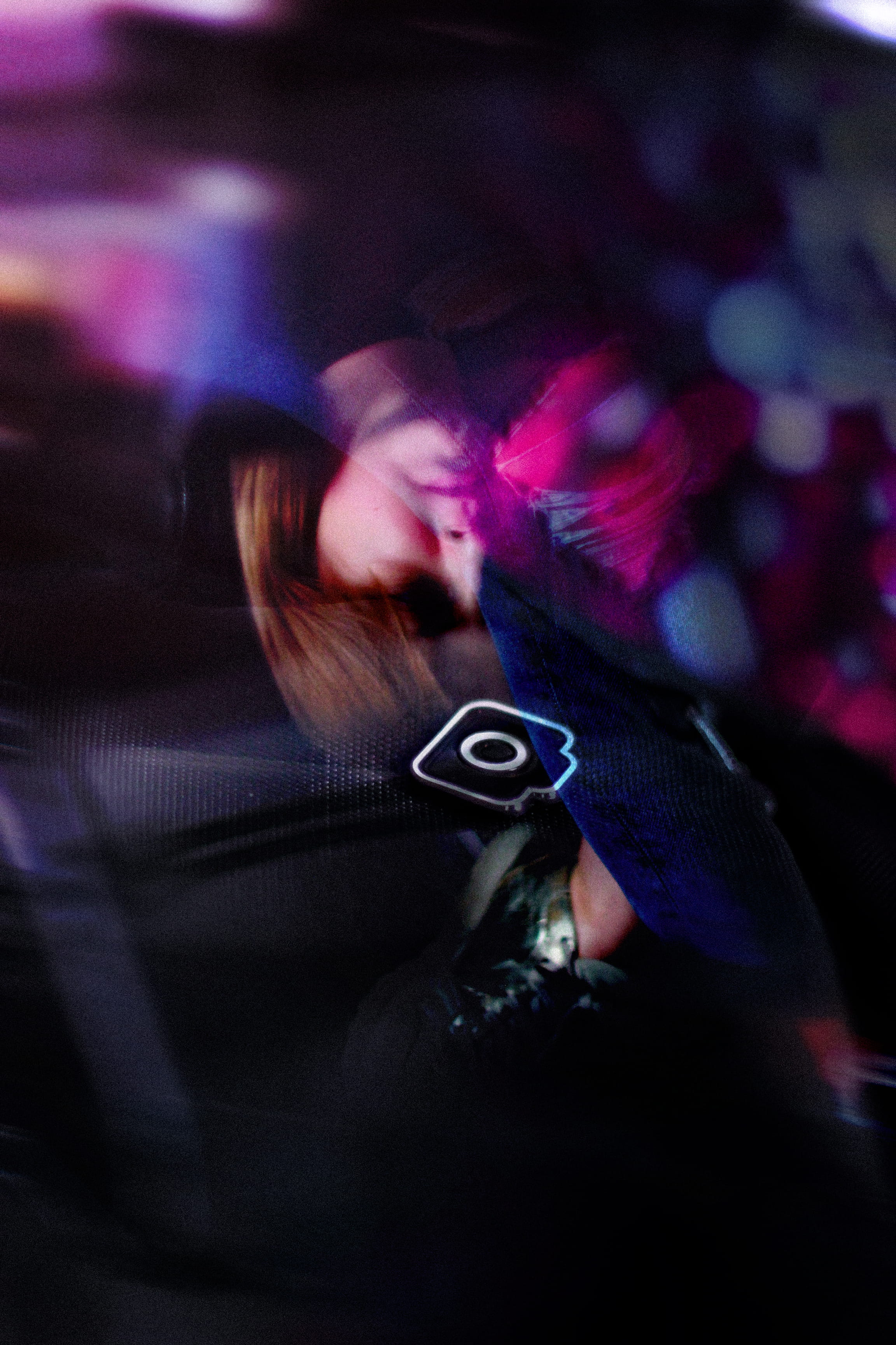 human, women, night club, reflection, dance pose, communication, holding, leisure activities, motion, glass, arcade game machine, sticker, social issues, Phone HD Wallpaper
