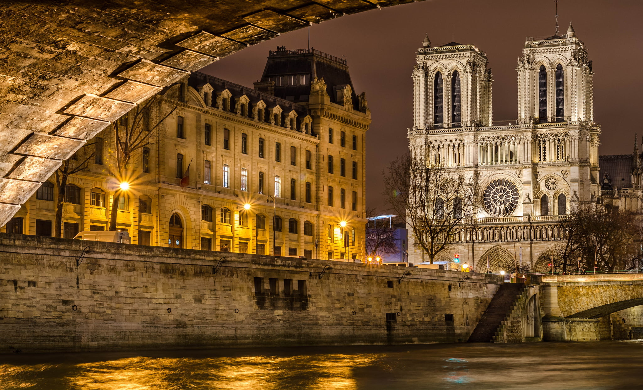 built Structure, travel, outdoors, concrete, urban Scene, tourism, europe, 1080P, water, canal, the city, cityscape, catholicism, city, famous Place, dusk, HD Wallpaper