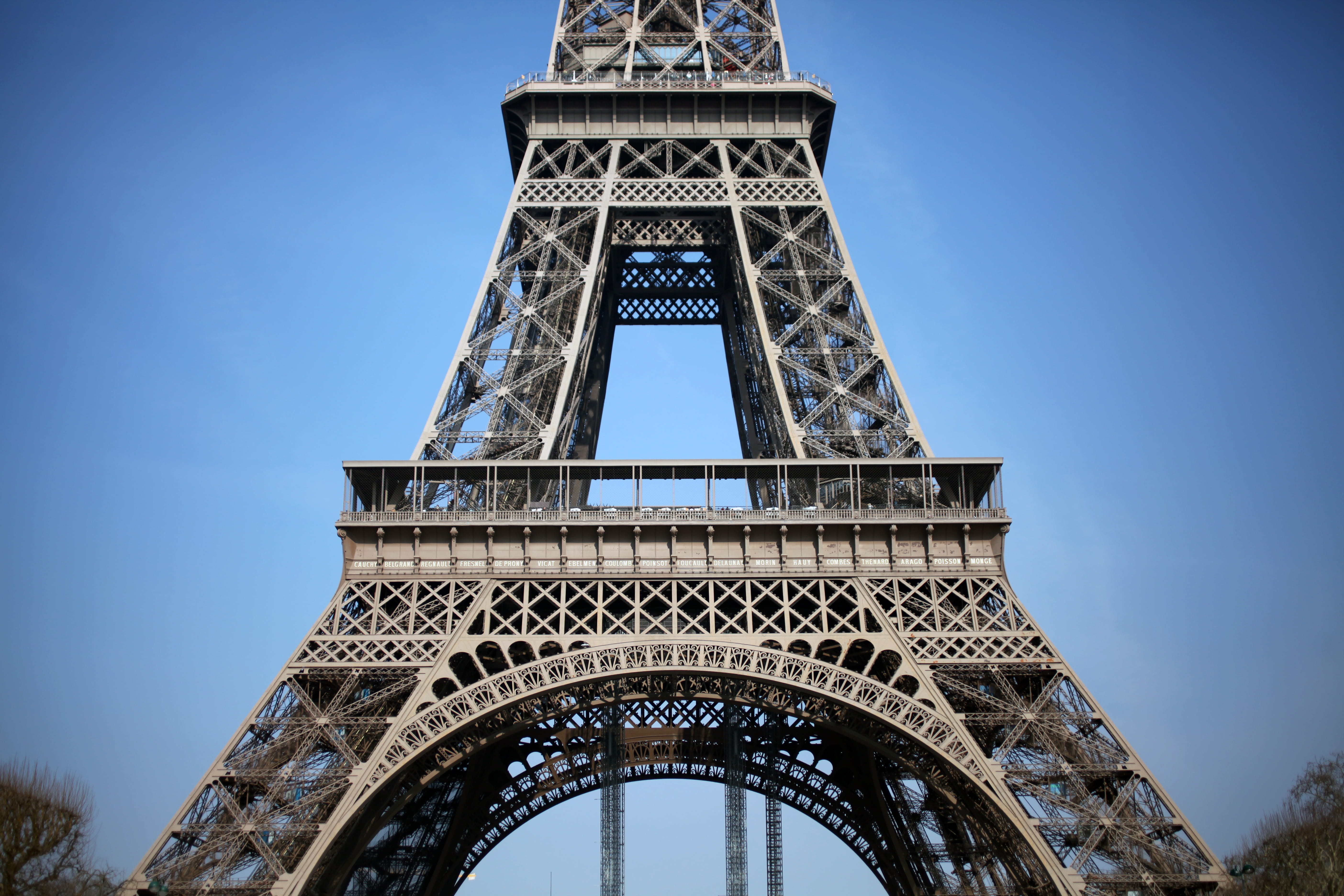 europe, arch, nature, landmark, structure, the past, capital, eiffel, travel destinations, steel, france, tourism, attraction, iron, tall - high, day, 5K, HD Wallpaper