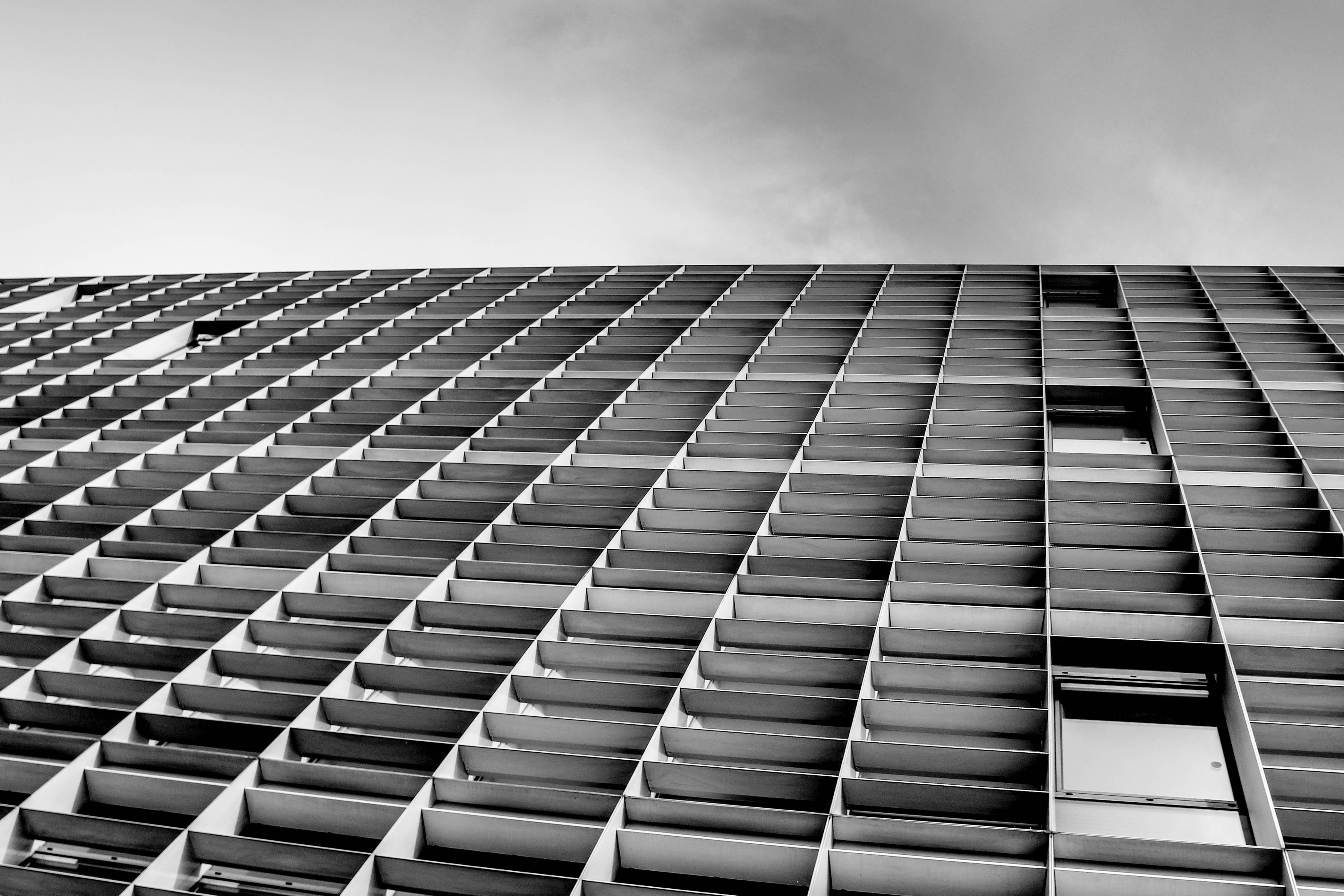 france, photography, daytime, day, sky, grey, built structure, hall, apartment, window, low angle view, indoors, paris, pattern, housing, in a row, building, HD Wallpaper