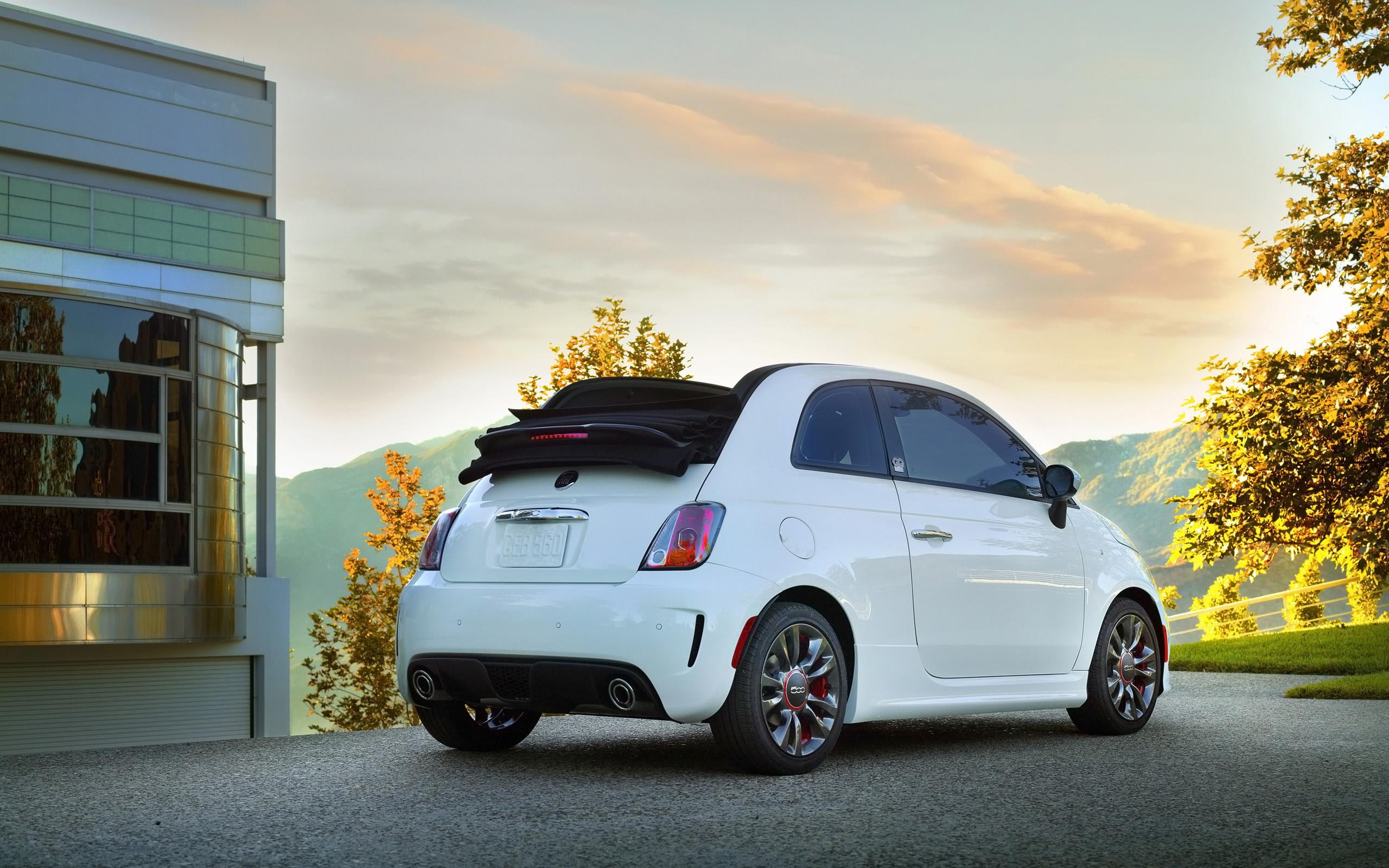 hatchback, door, 2014, cars, 2K, edition, white, c, gq, fiat, 500c, HD Wallpaper
