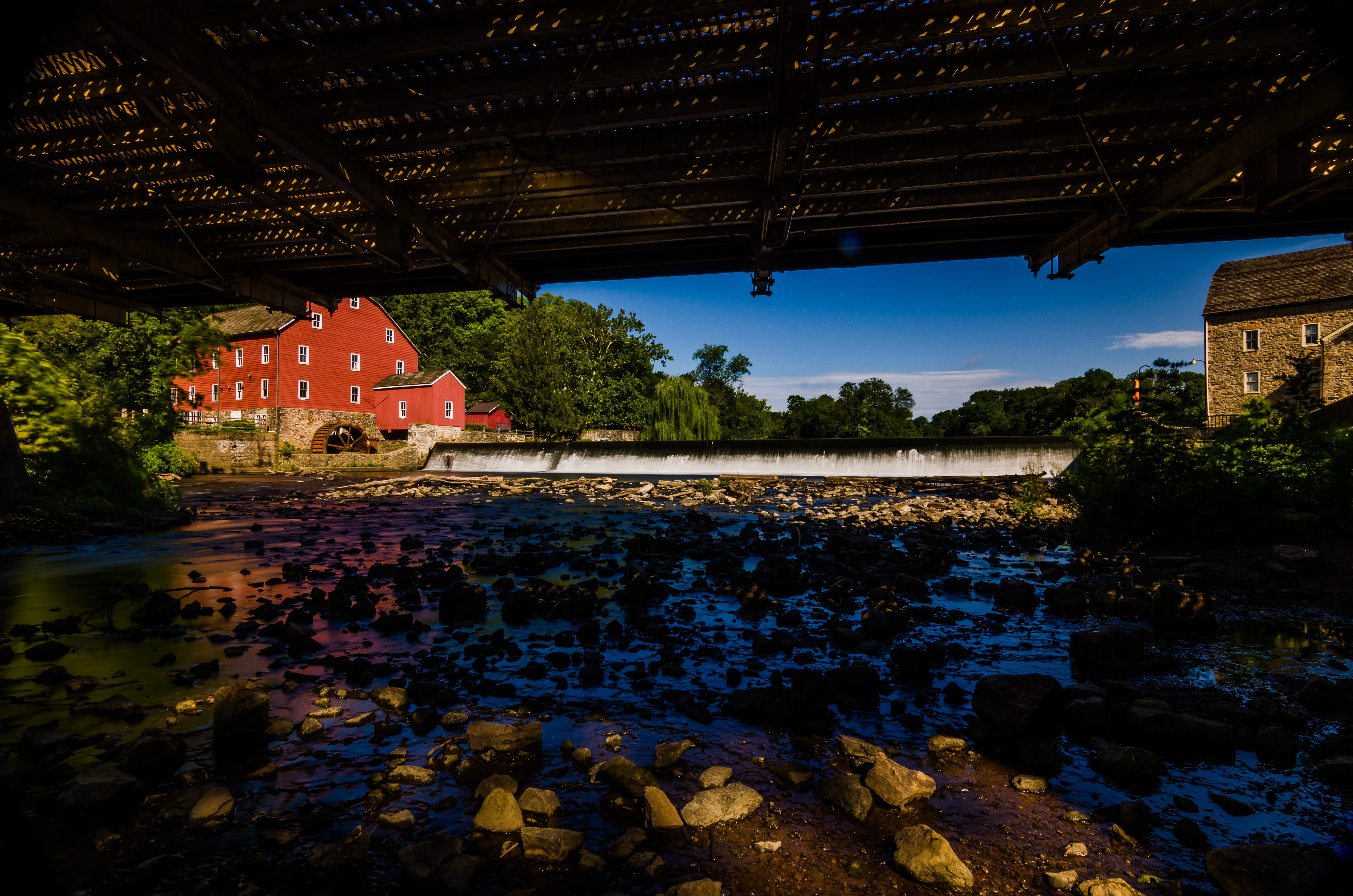 history, no people, nature, rocks, architecture, building exterior, day, sky, clinton, trees, building, outdoors, plant, waterfront, tree, united states, HD Wallpaper