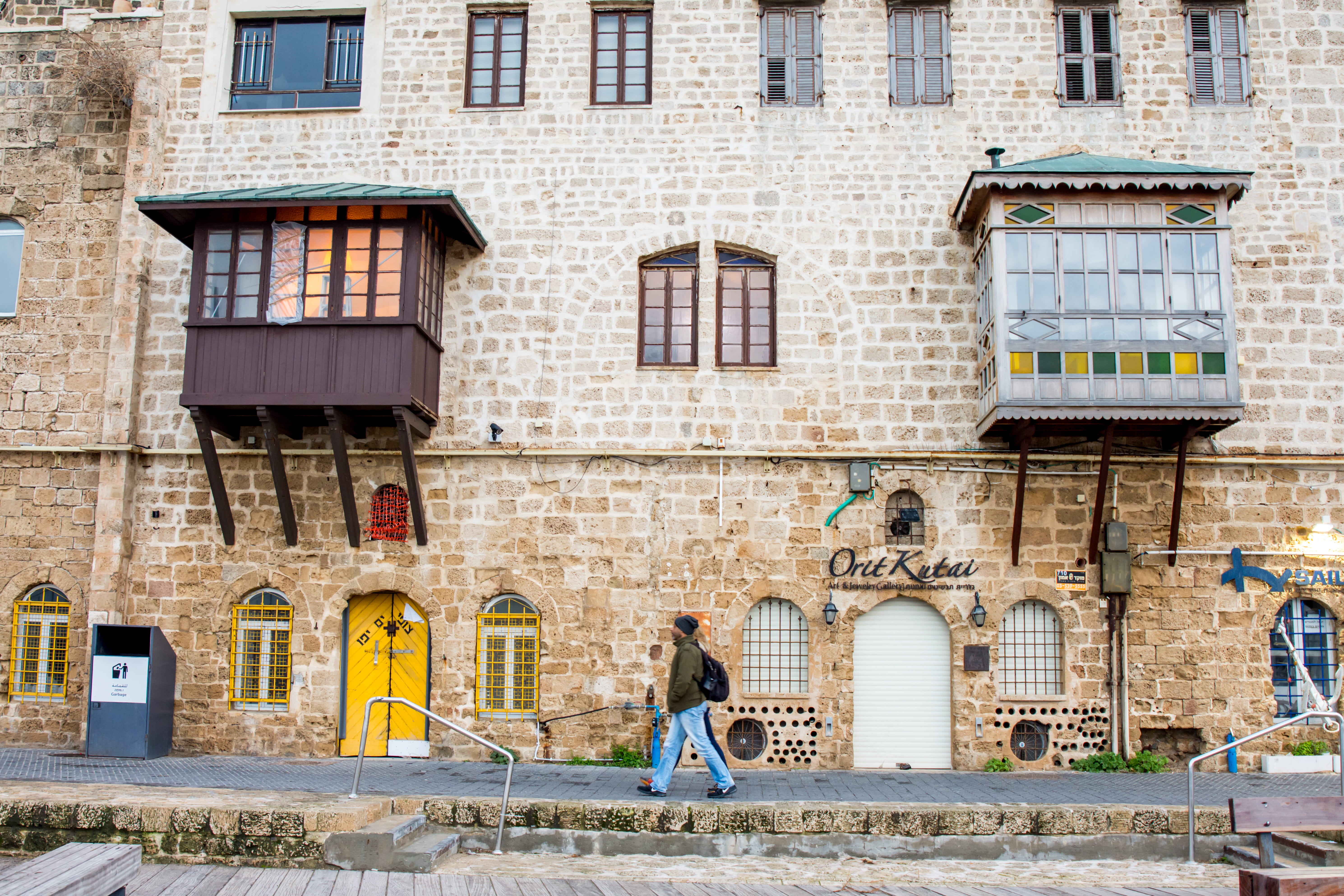 bicycle, city, buildings, mediterranean, israel, old city, architecture, tamron, 5K, full length, residential district, tel aviv, window, jaffa, building exterior, HD Wallpaper