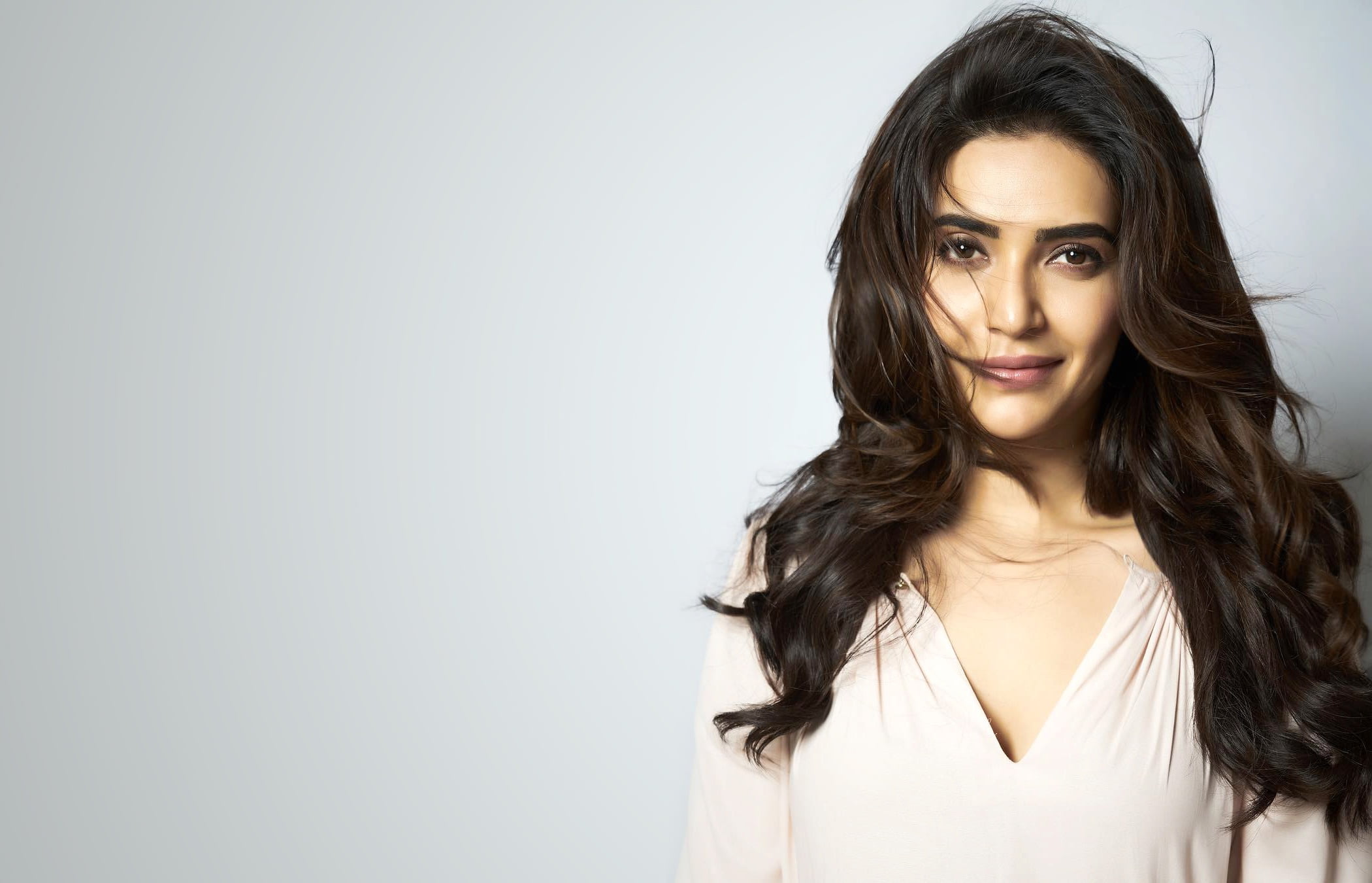 Brown Eyes, Model, Indian, 1080P, Karishma Tanna, Actress, Girl, Black Hair, Actresses, HD Wallpaper