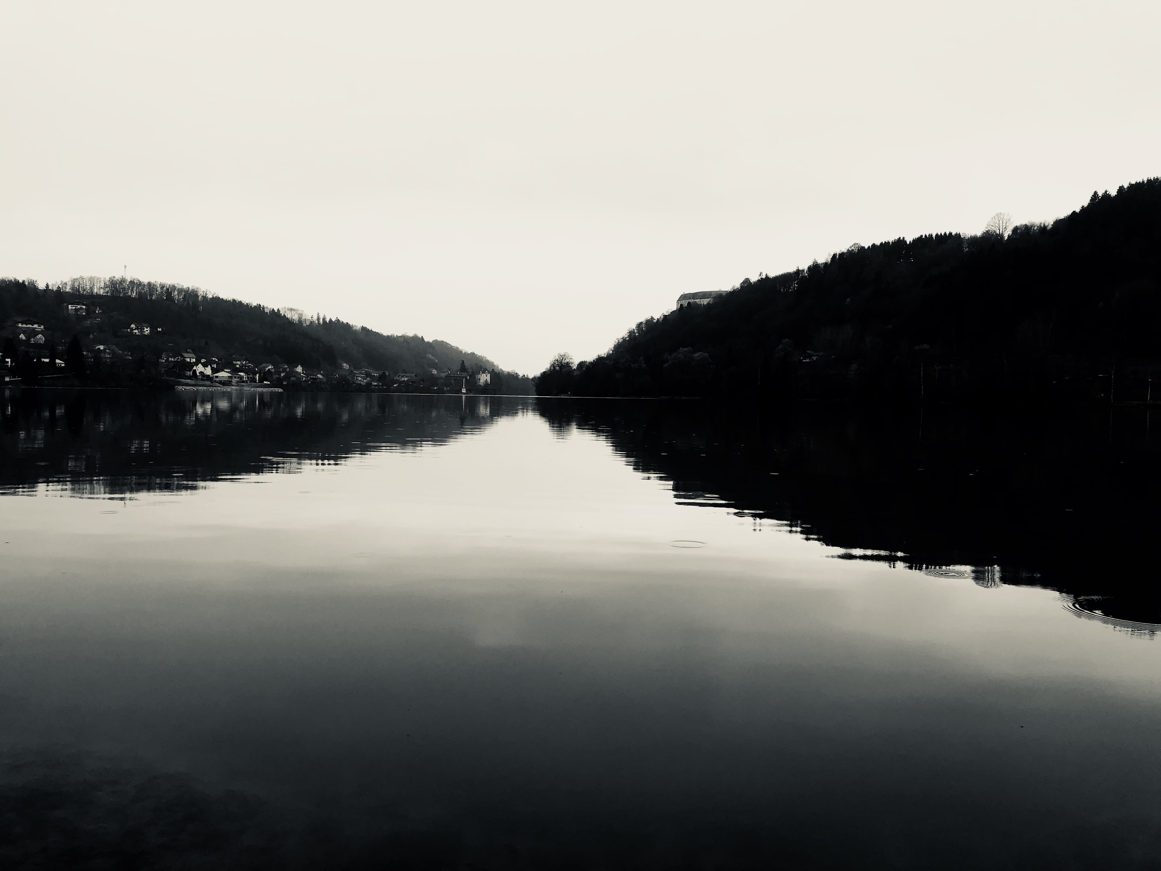 castle, reflection, scenics - nature, atumn, plant, winter, tranquility, symmetry, inn, 4K, outdoors, lake, no people, copy space, non-urban scene, waterfront, HD Wallpaper