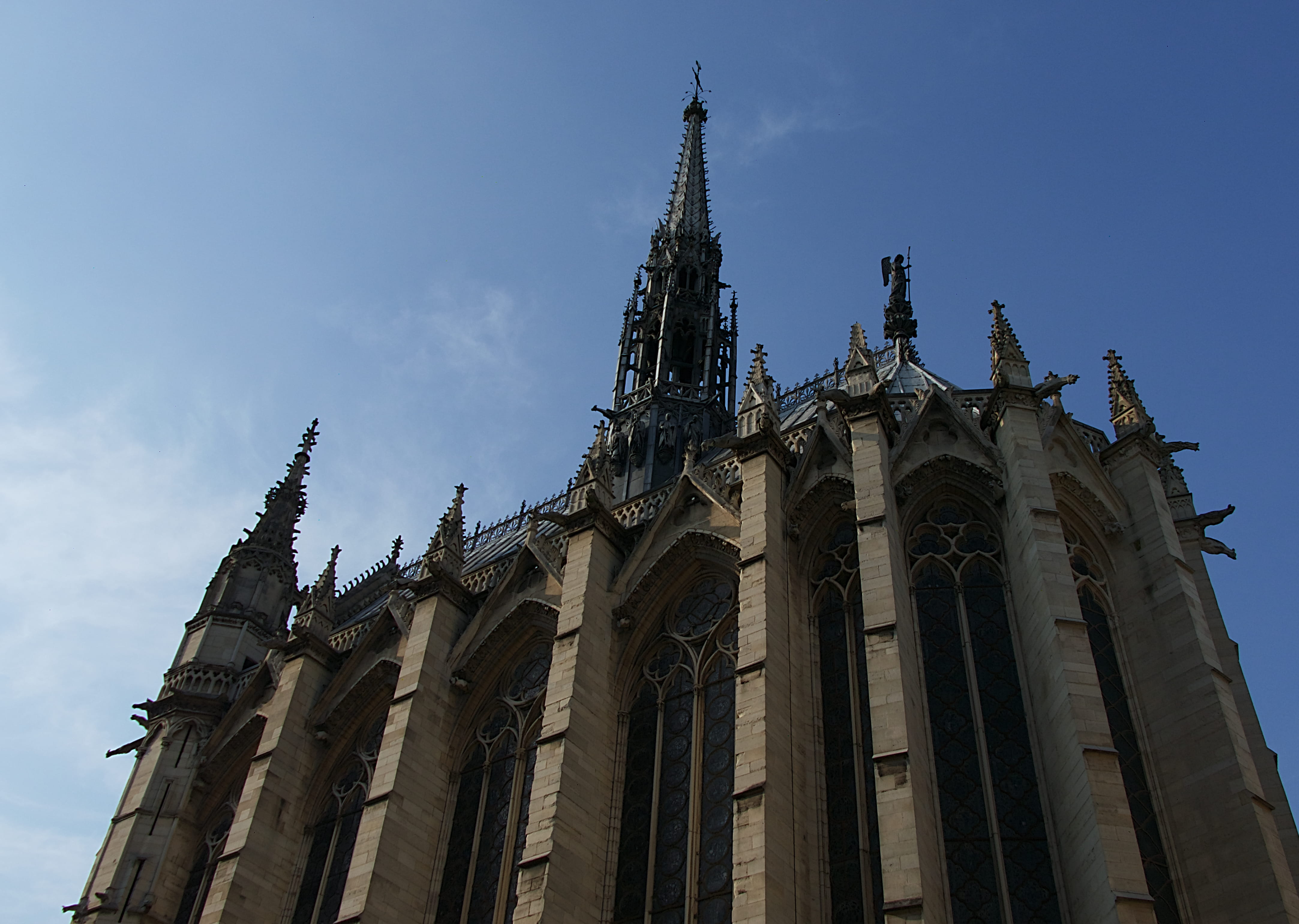 gothic style, nature, travel destinations, religion, no people, church, 6 boulevard du palais, architecture, day, place of worship, building exterior, église, HD Wallpaper