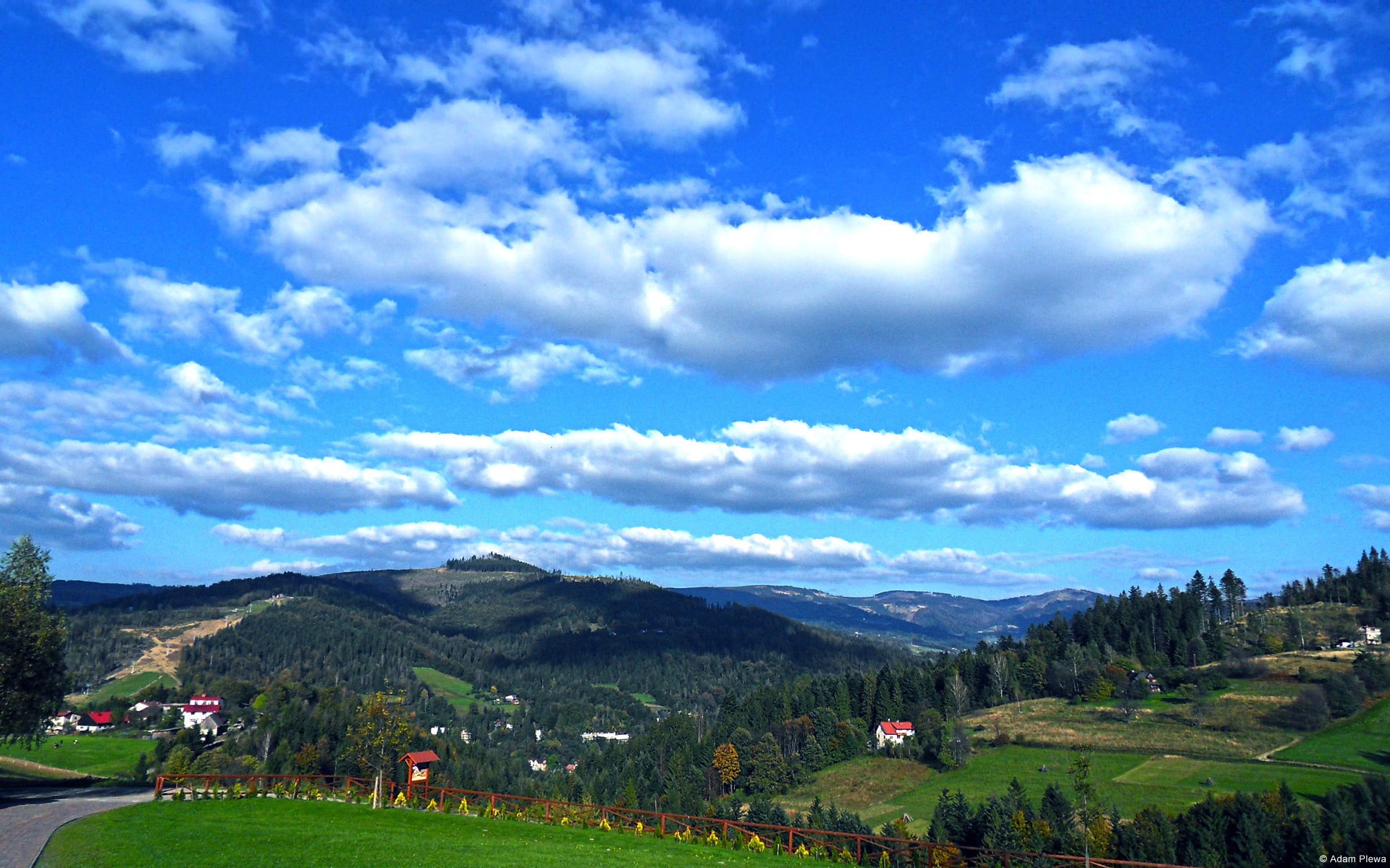environment, mountain range, outdoors, green color, sky, mountain, theme, beauty in nature, poland, non-urban scene, tranquil scene, idyllic, HD Wallpaper