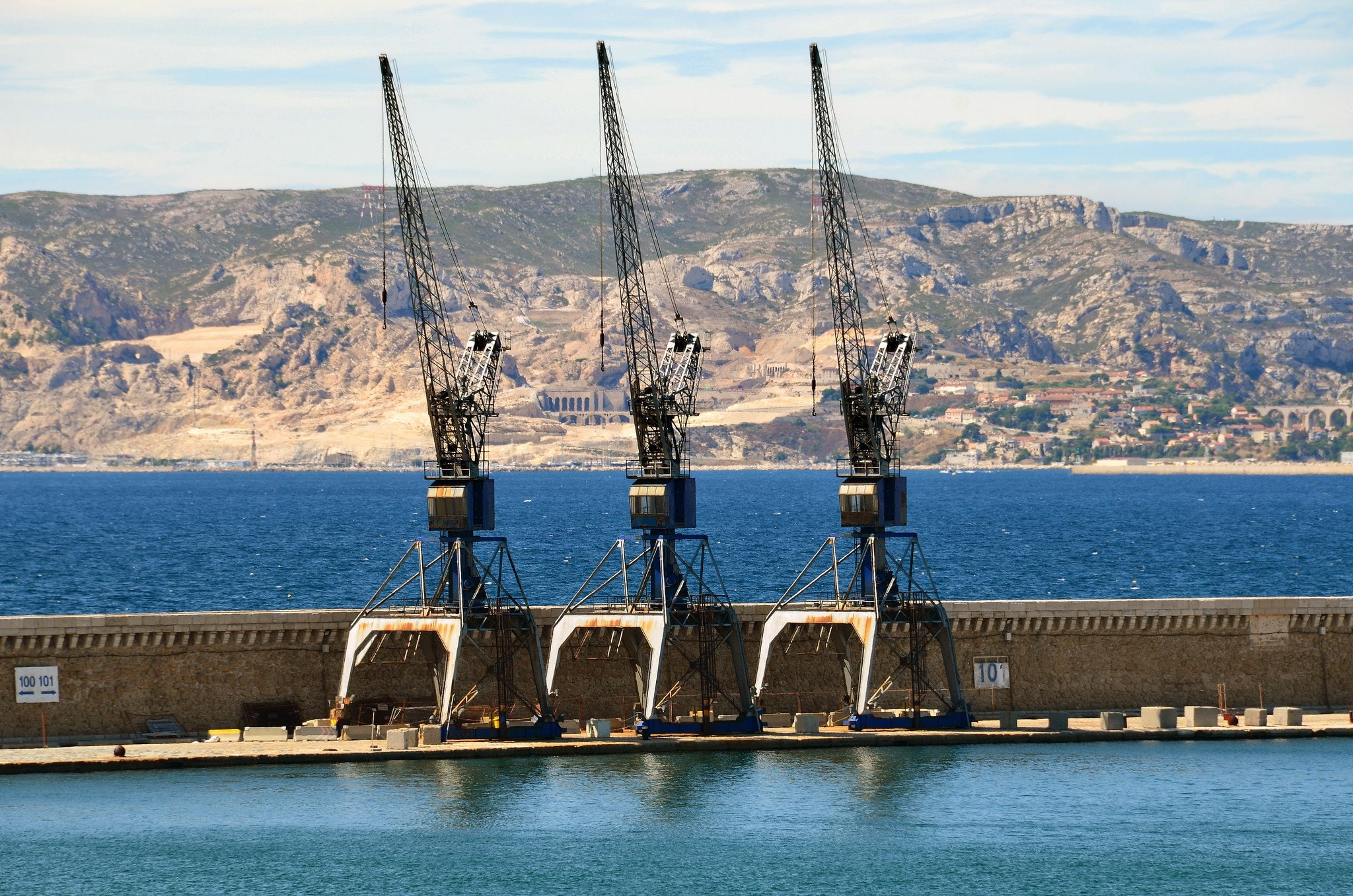 architecture, 1080P, harbor, provence, urban, panoramic, port, sea, monuments, cities, vieux, marseille, france, panorama, HD Wallpaper