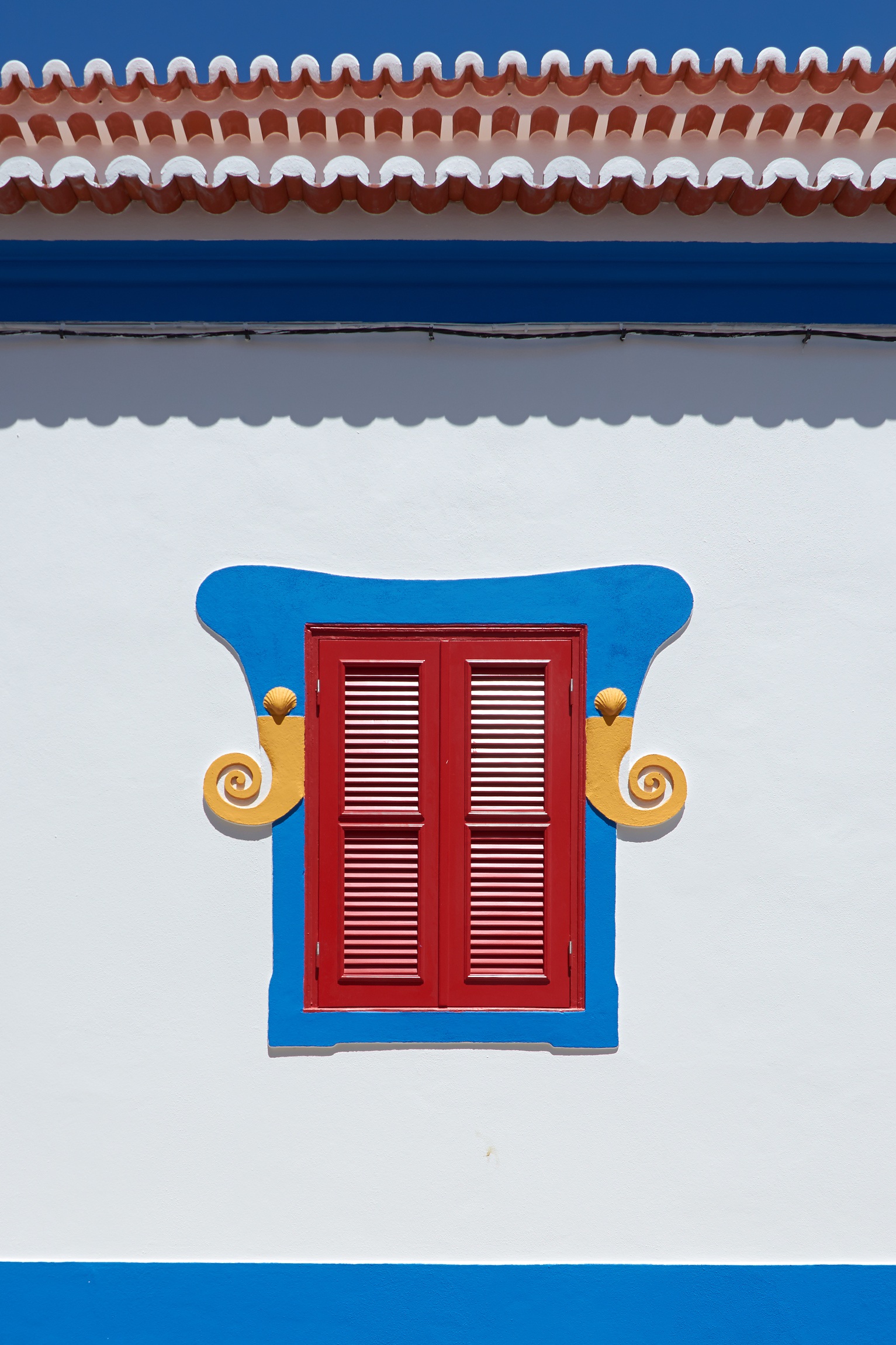 wall, lighting equipment, artists, yellow, artwork, building, red, inflatable, multi colored, built structure, street decoration, shingle, window, blue, Phone HD Wallpaper