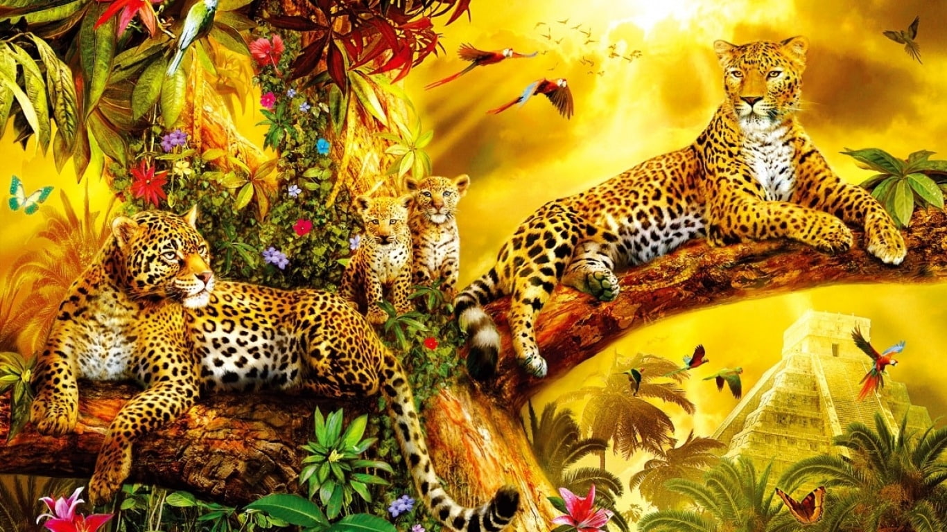 relaxation, Deutschland, vertebrate, carnivora, group of animals, nature, spotted, animal themes, no people, day, animal wildlife, animal markings, plant, HD Wallpaper