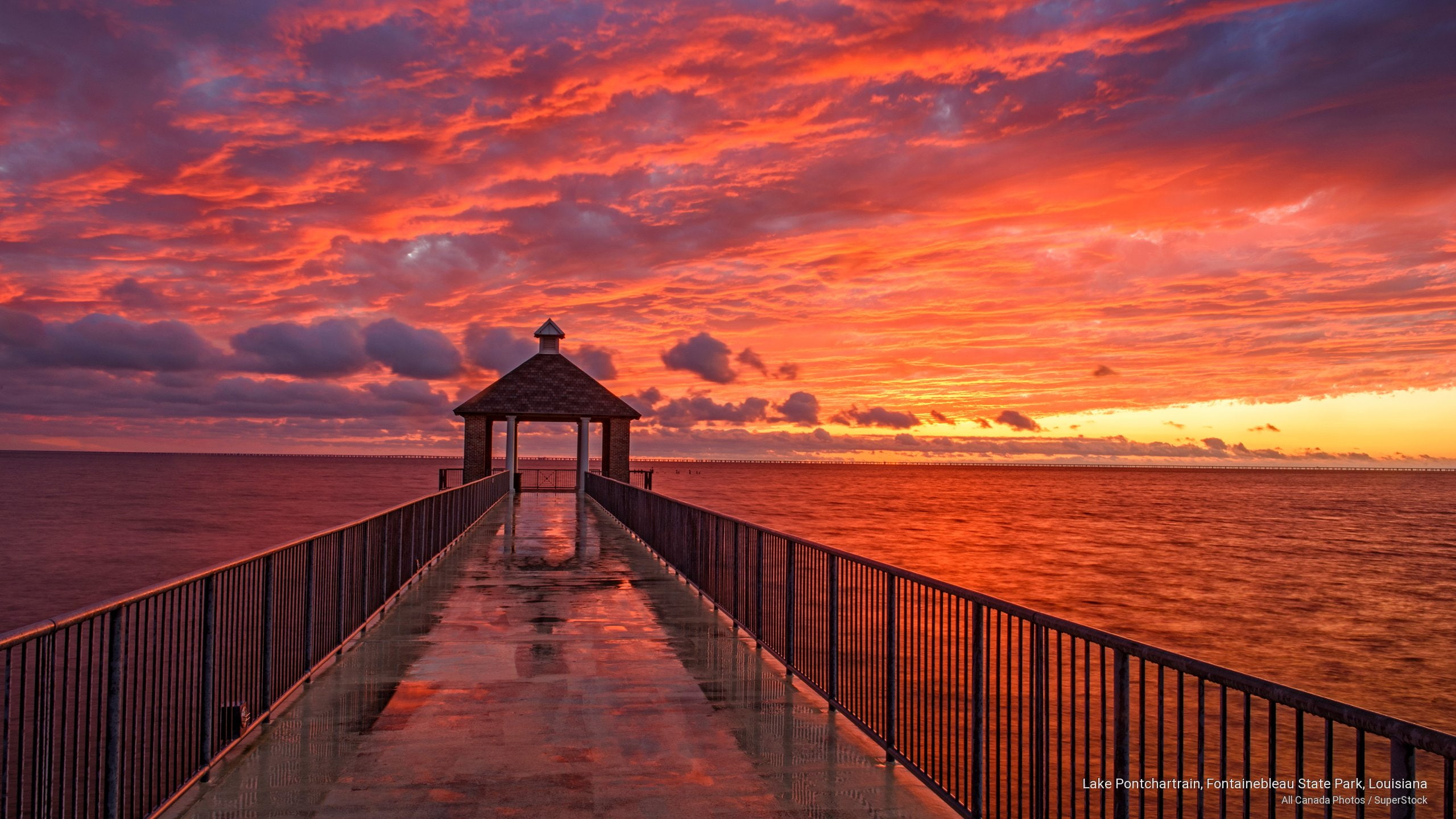 Sunrises/Sunsets, 2K, pontchartrain, park, louisiana, lake, fontainebleau, state, HD Wallpaper