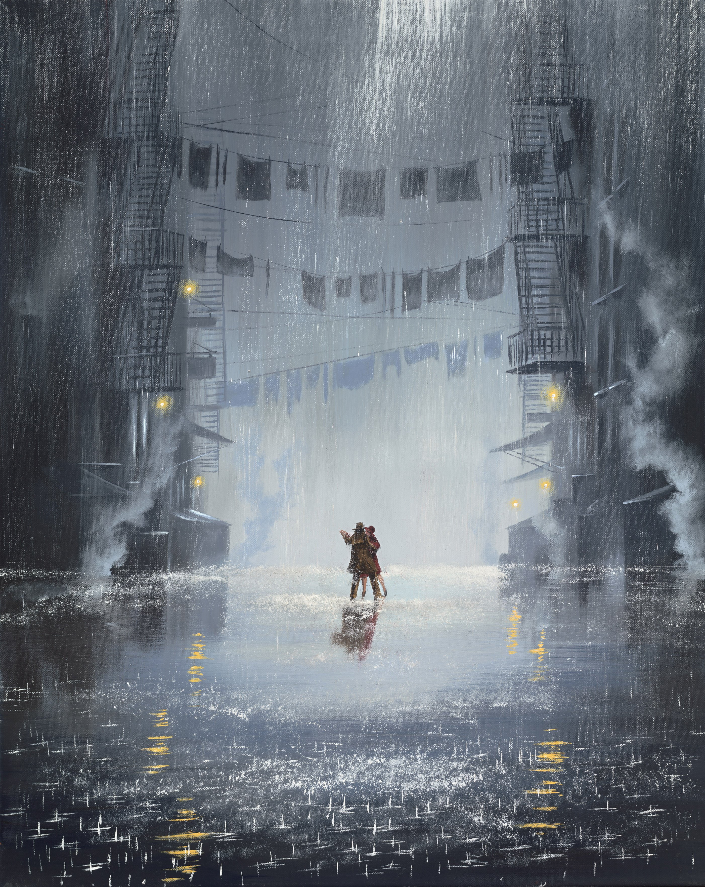 art, oil, rowland, 2K, jeff, Phone HD Wallpaper