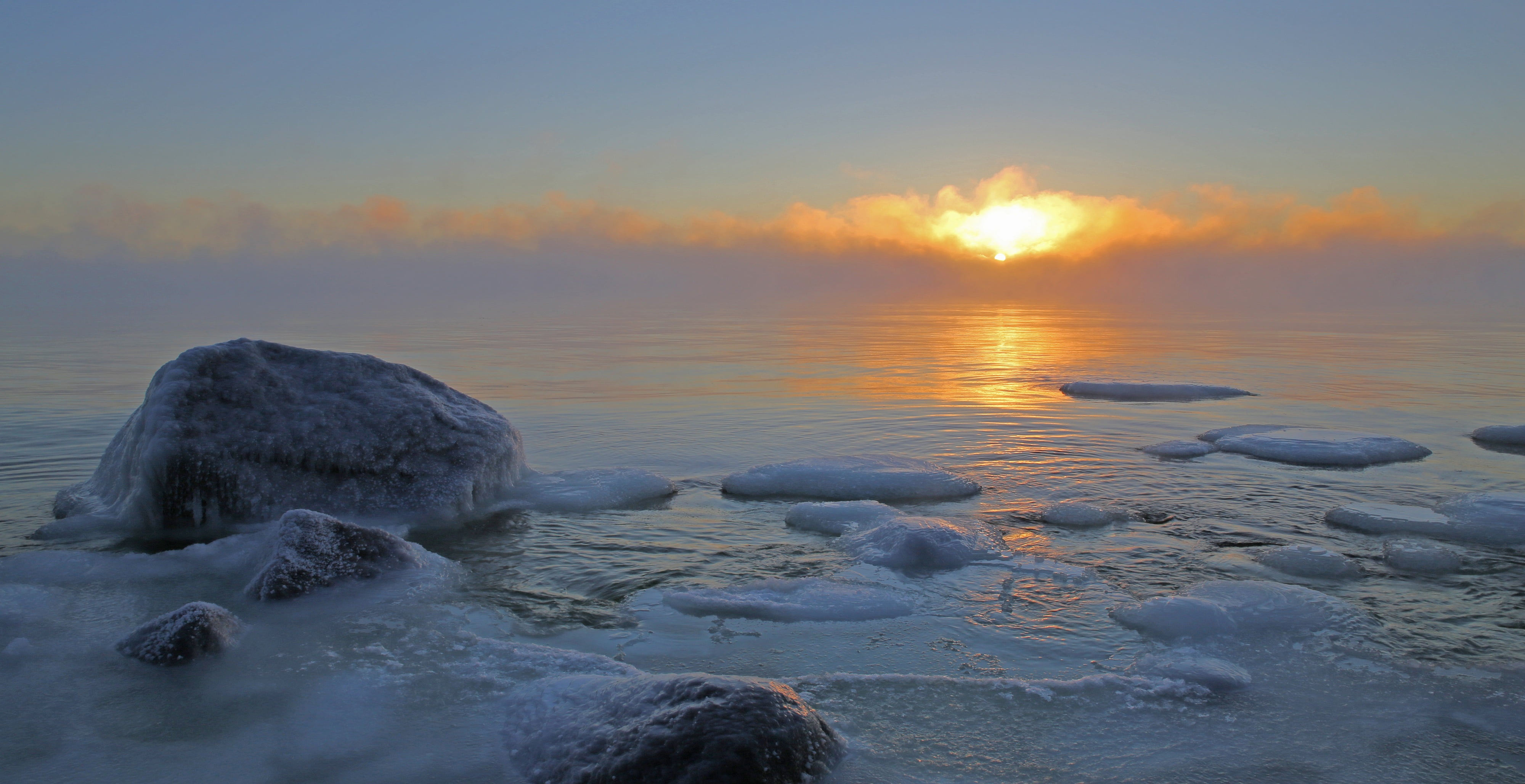 Eastern Uusimaa, Finland, 4K, sunset, Boviken, sea, HD Wallpaper