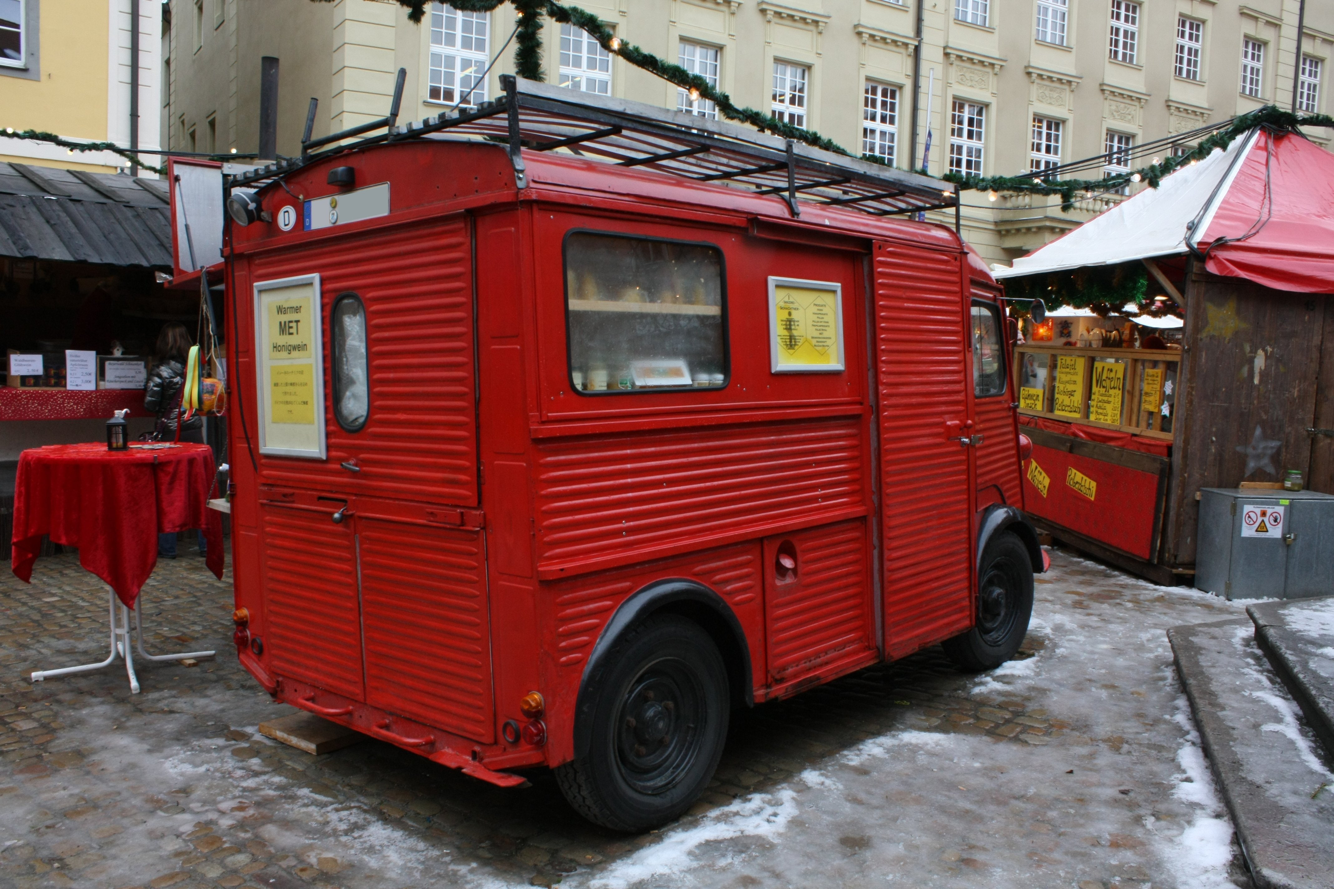 type-h, french, fourgonnette, 4K, citroen, delivery, food, classic, cars, van, truck, HD Wallpaper