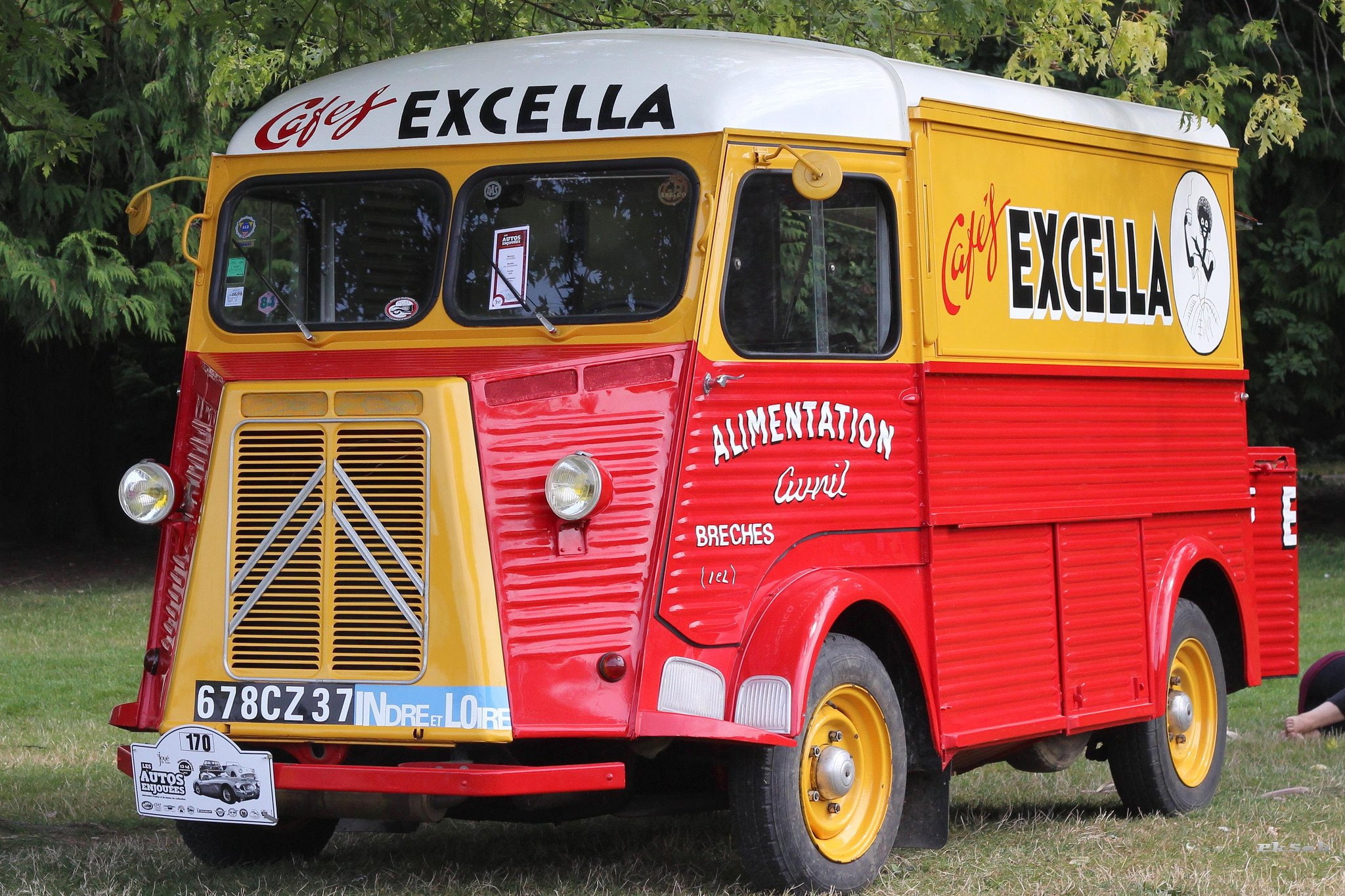 fourgonnette, cars, van, delivery, citroen, 1080P, french, food, type-h, truck, classic, HD Wallpaper