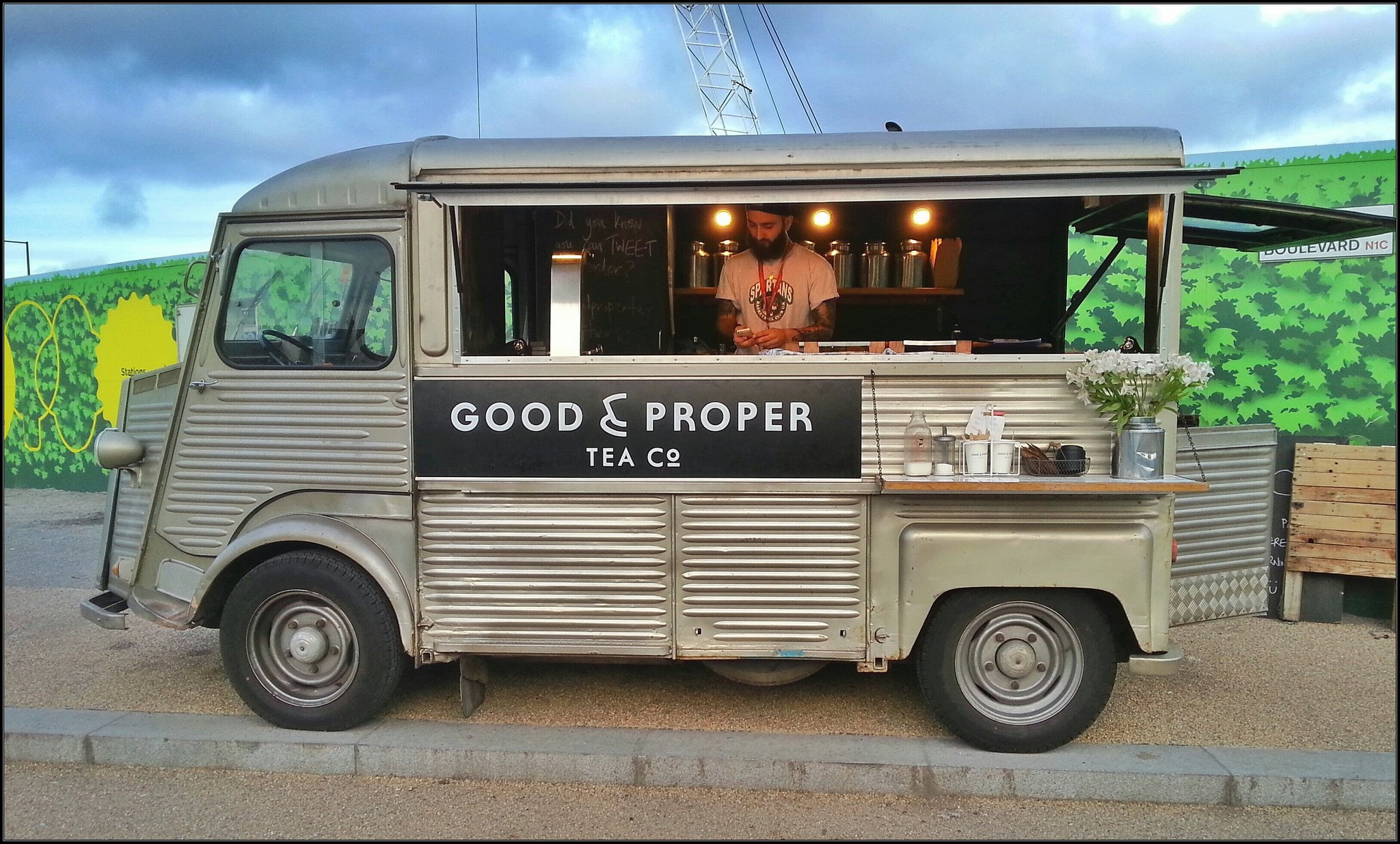 delivery, fourgonnette, cars, french, classic, food, type-h, van, 1080P, truck, citroen, HD Wallpaper