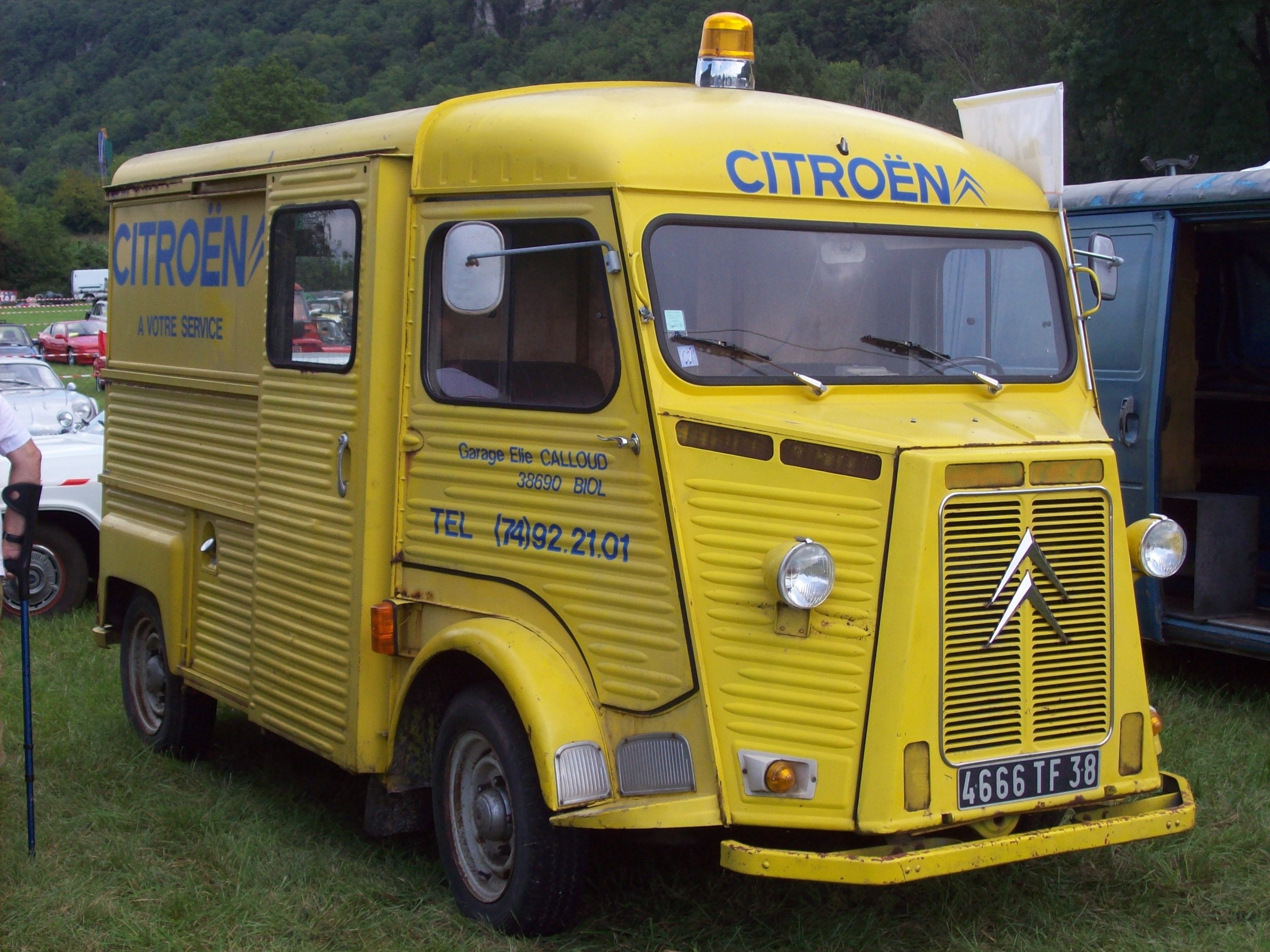 classic, delivery, van, 2K, food, citroen, fourgonnette, french, truck, cars, type-h, HD Wallpaper