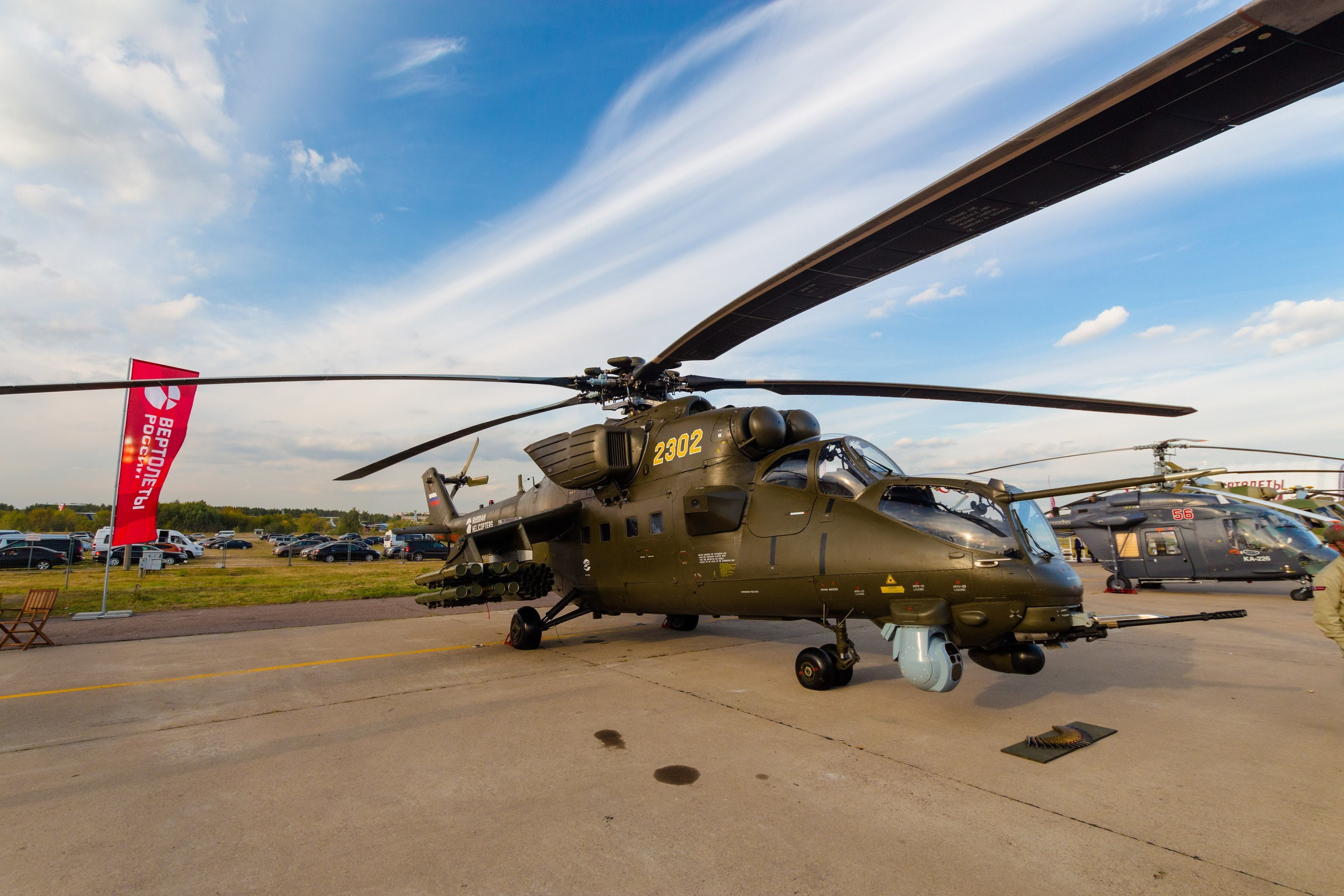 2K, The Russian air force, helicopter, MAX, 2015, Military, MAKS, Mi-35, HD Wallpaper