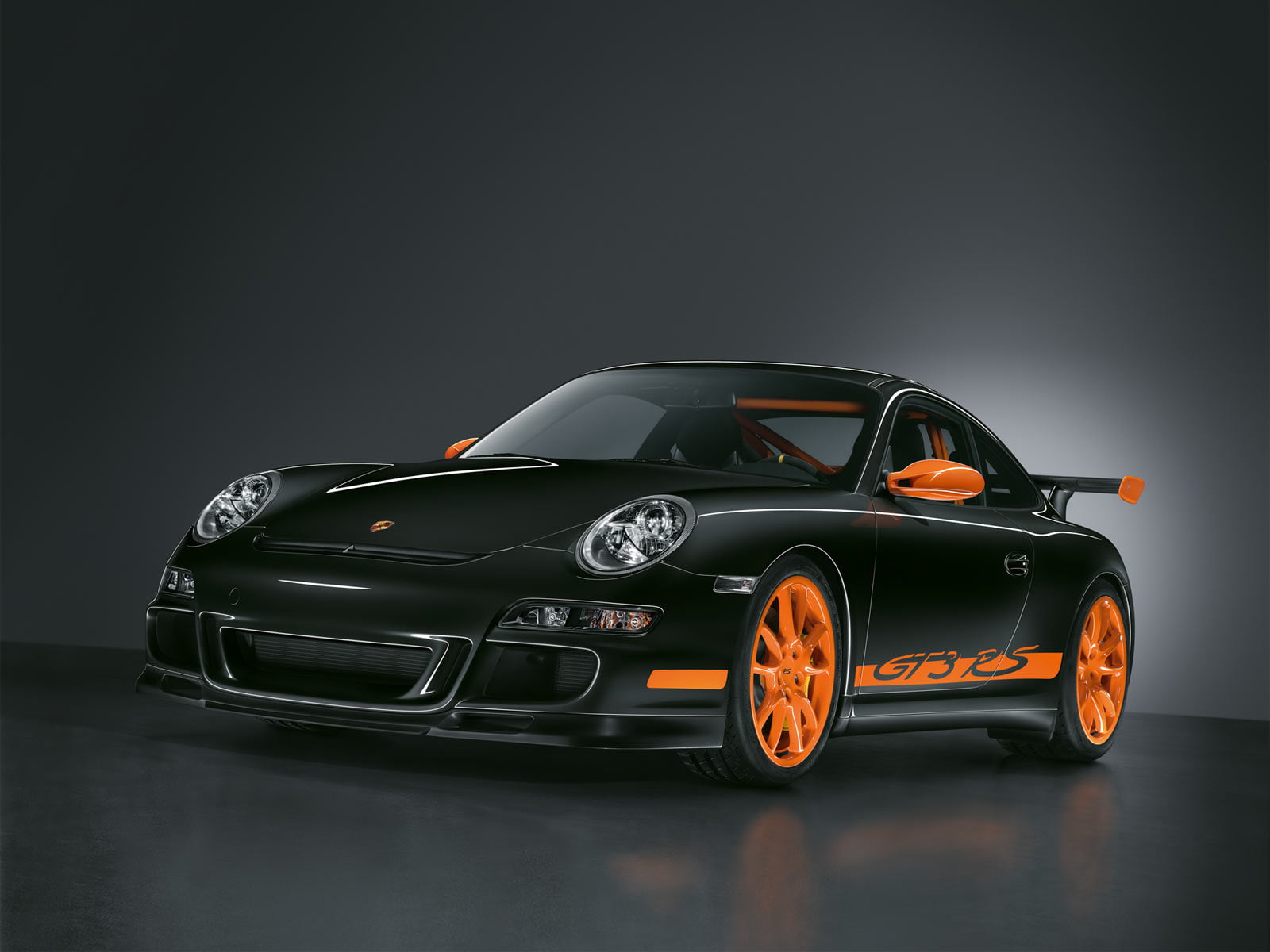 gray background, wheel, light, copy space, max, black, studio shot, 720P, speed, motor vehicle, Porsche, porsche gt3, nike, land vehicle, mode of transportation, HD Wallpaper