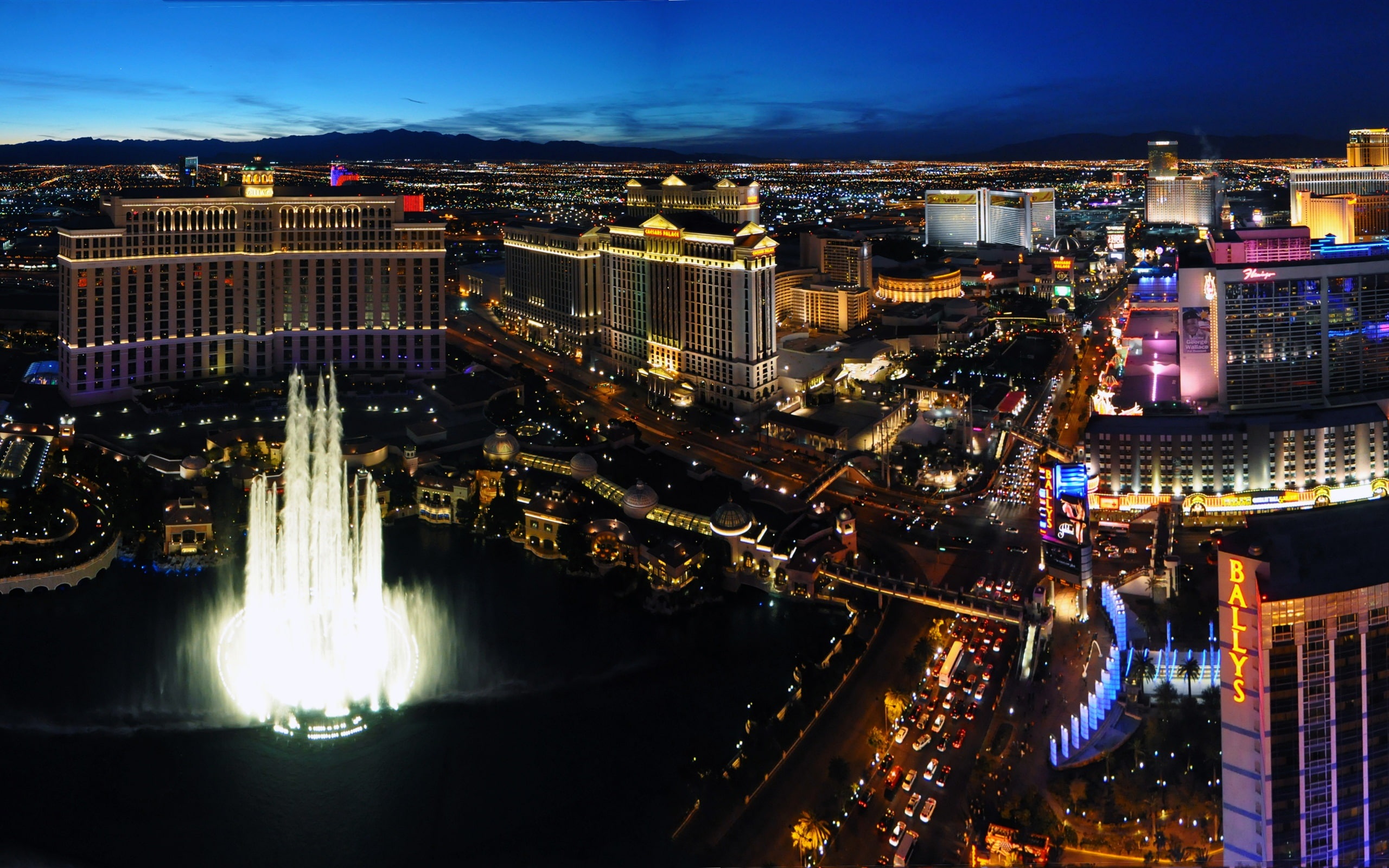 vegas, Buildings, 2K, las, Night, Lights, USA, City, HD Wallpaper