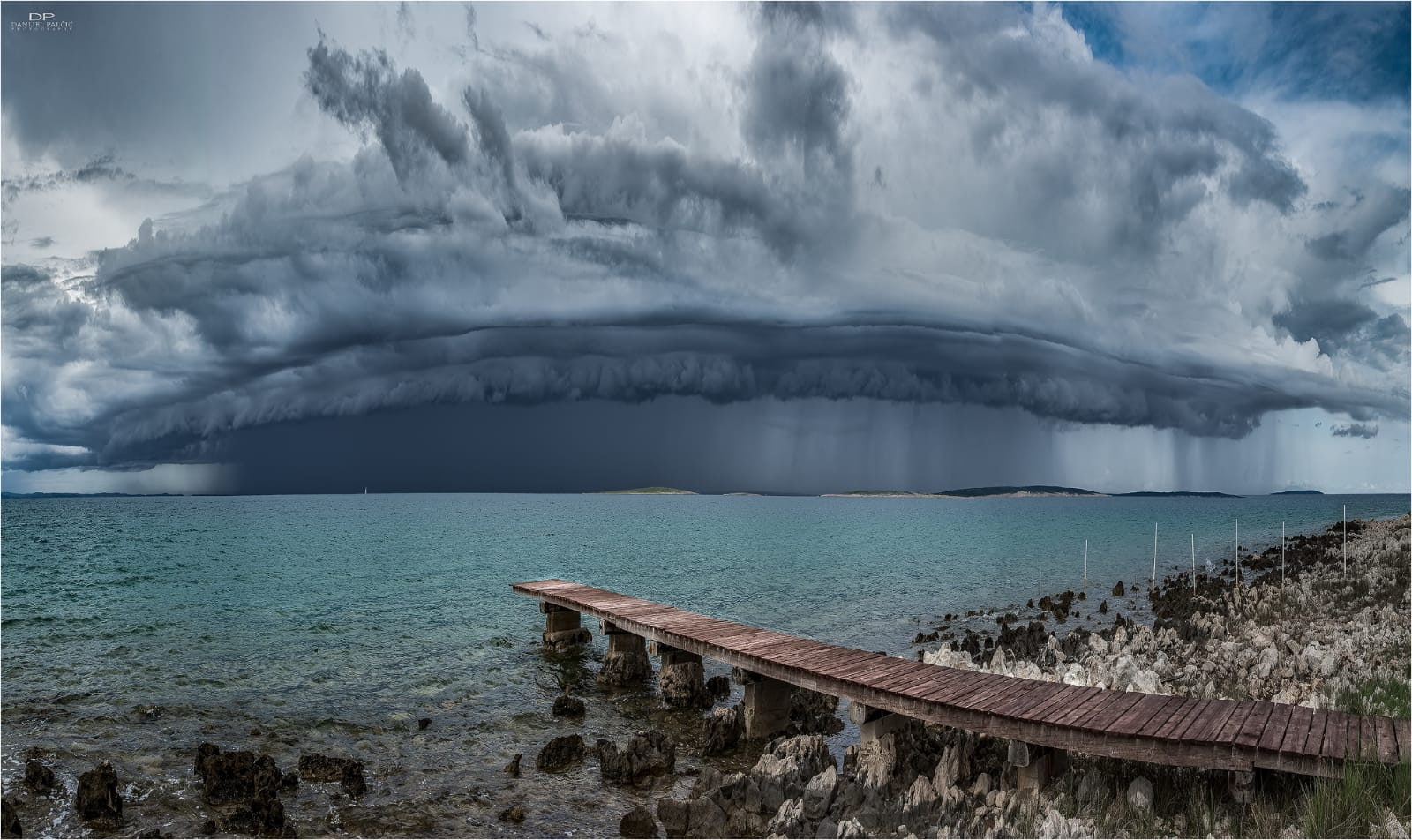 land, non-urban scene, clouds, Mediterranean, day, Croatia, cloud - sky, sky, water, beauty in nature, horizon, rock, power in nature, outdoors, scenics - nature, HD Wallpaper