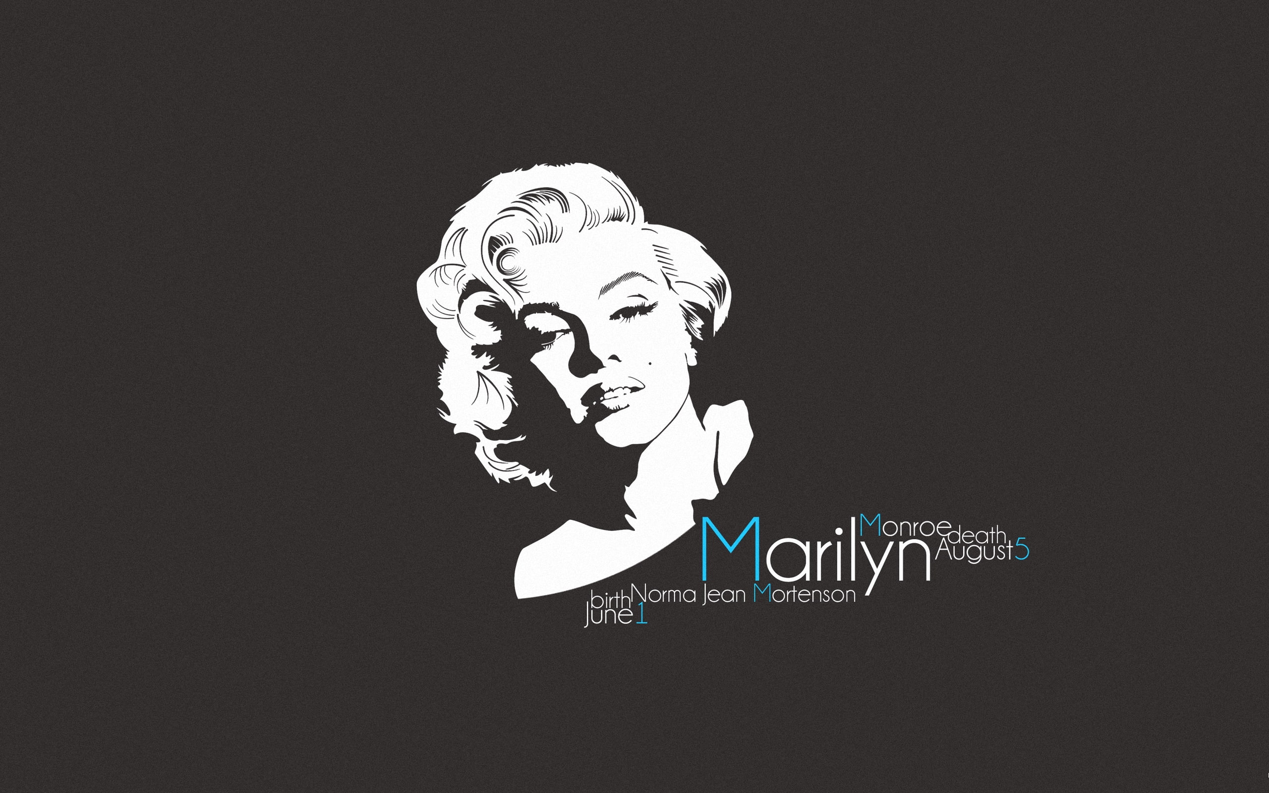 marilyn, model, star, 2K, actress, hollywood actress, monroe, celebrity, HD Wallpaper