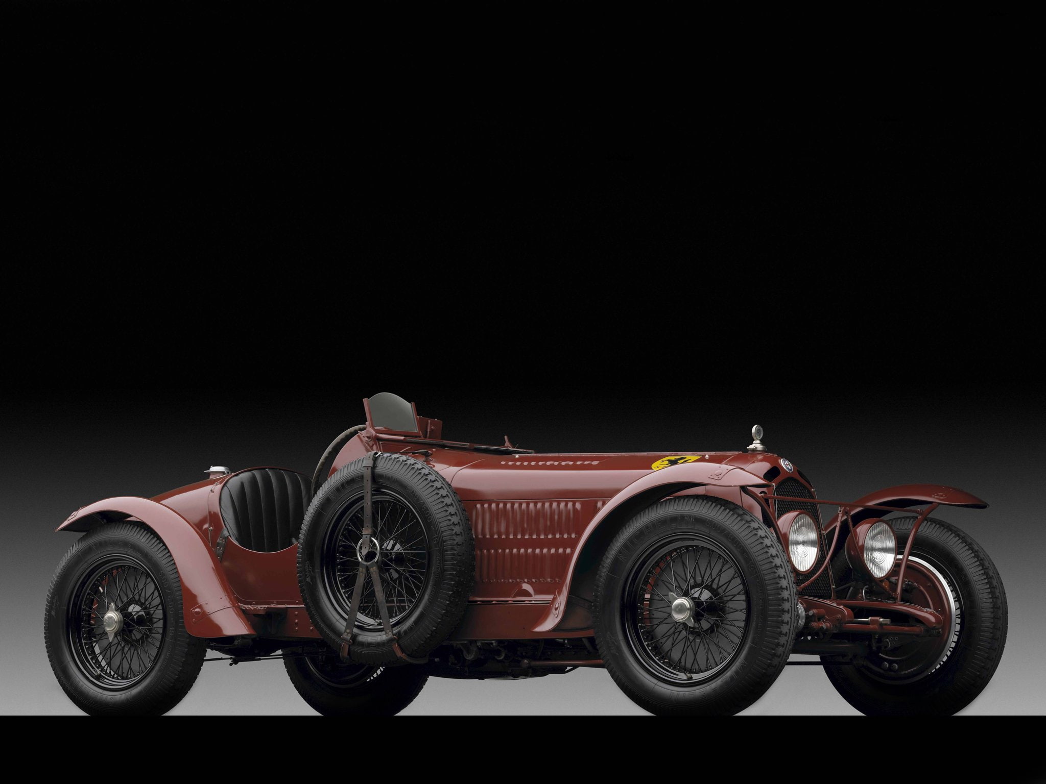 1080P, alfa, 1931 33, racing, romeo, 2300, race, retro, wheel, 8 c, monza, HD Wallpaper