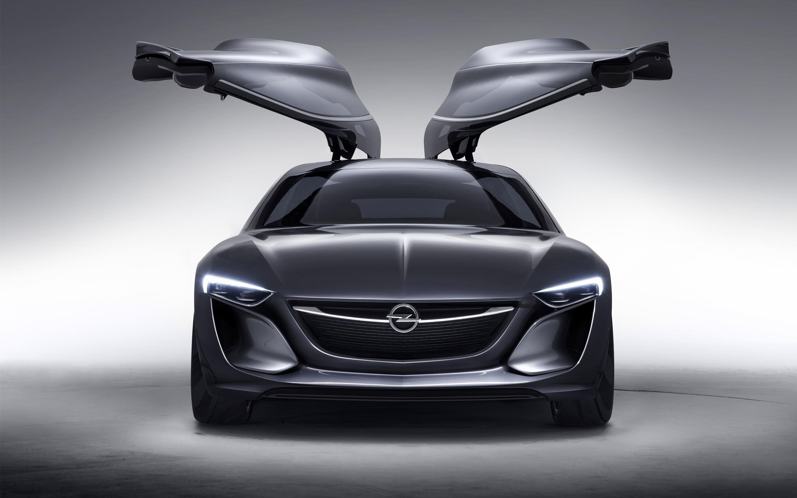 monza, car, cars, 2K, opel, black, 2013, HD Wallpaper