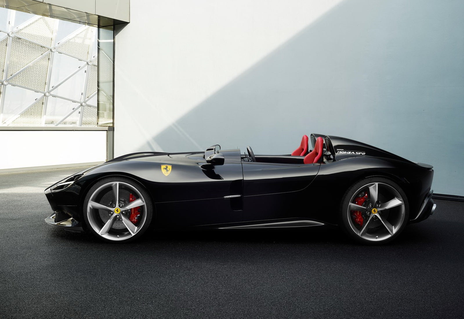mode of transportation, auto racing, competition, ferrari, sports car, sport, (2019), no people, land vehicle, built structure, city, day, wheel, architecture, HD Wallpaper