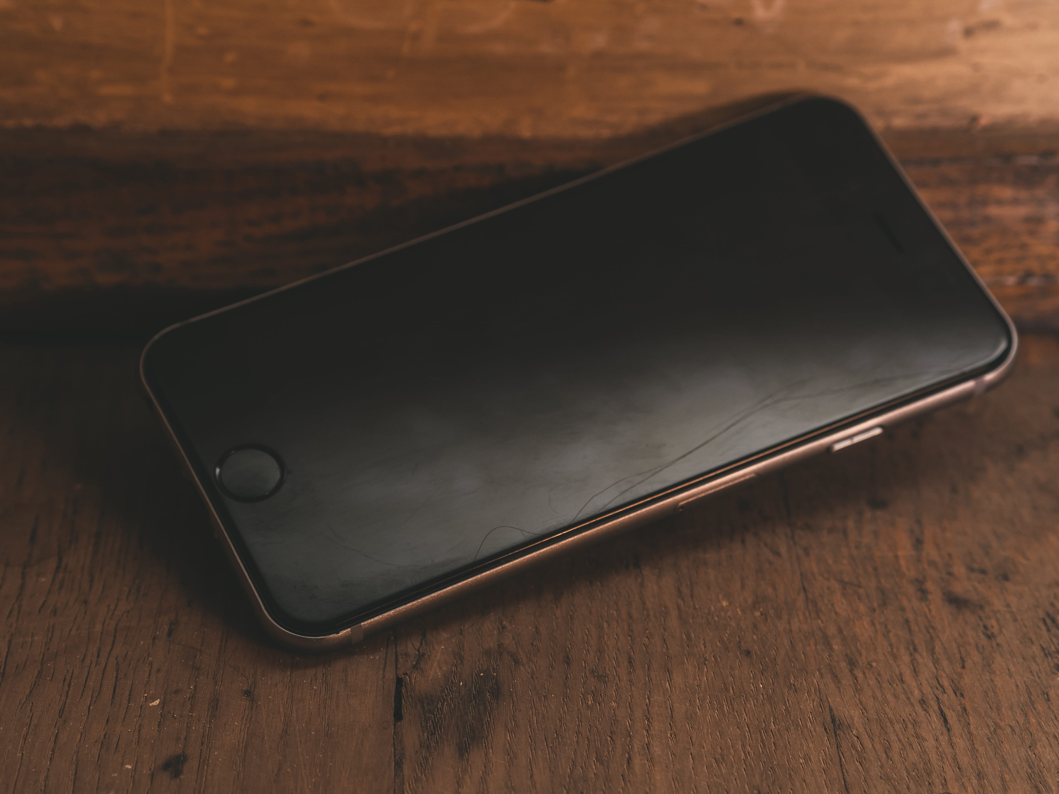 still life, background, Table, portable information device, modern, metal, business, iphone, wooden, connection, focus on foreground, Desk, device, wood, HD Wallpaper