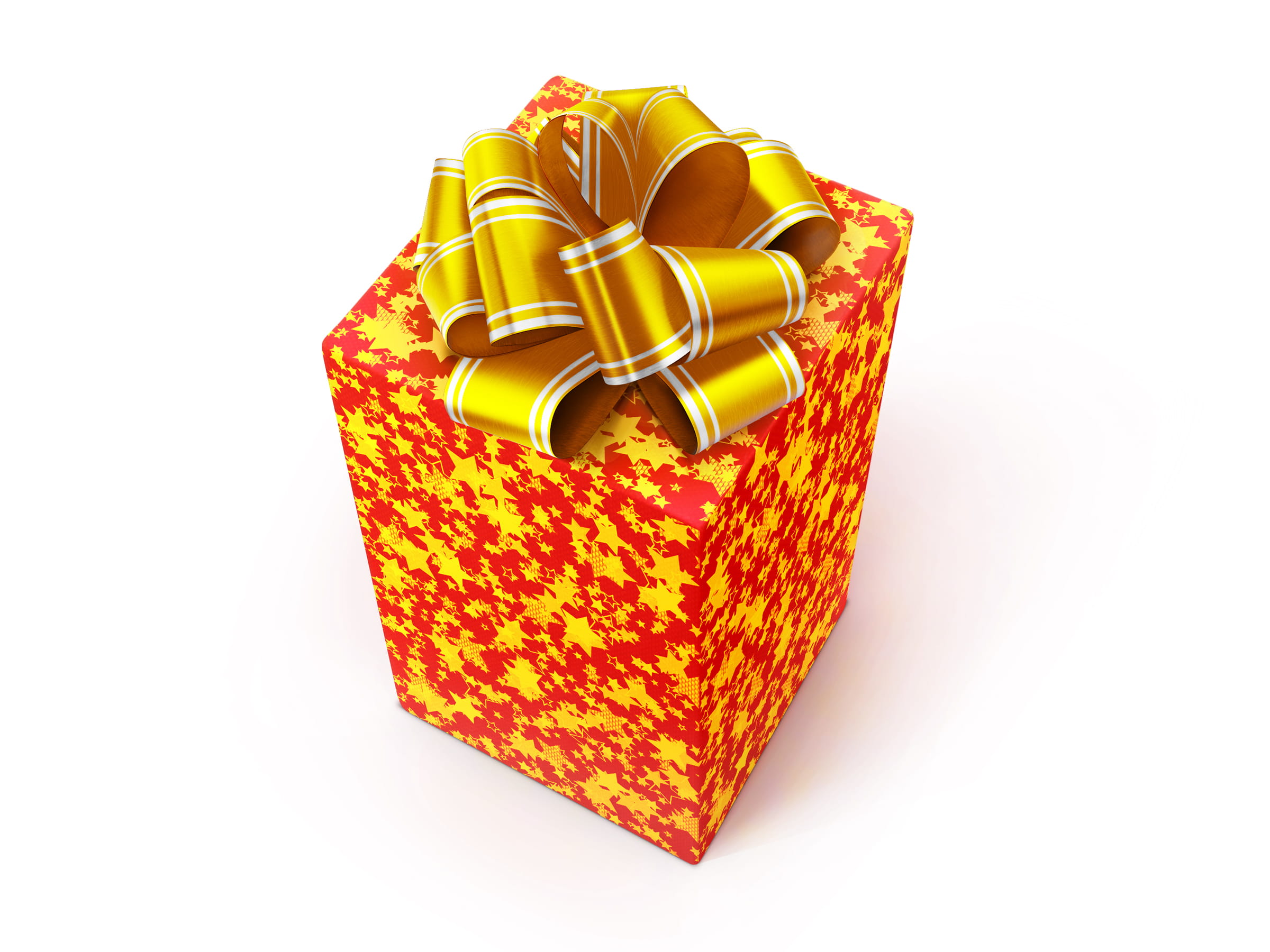 giving, knot, present, bow, 1080P, white background, red, ribbon, surprise, box - container, crate, birthday, christmas, anniversary, wrapping paper, positive emotion, HD Wallpaper