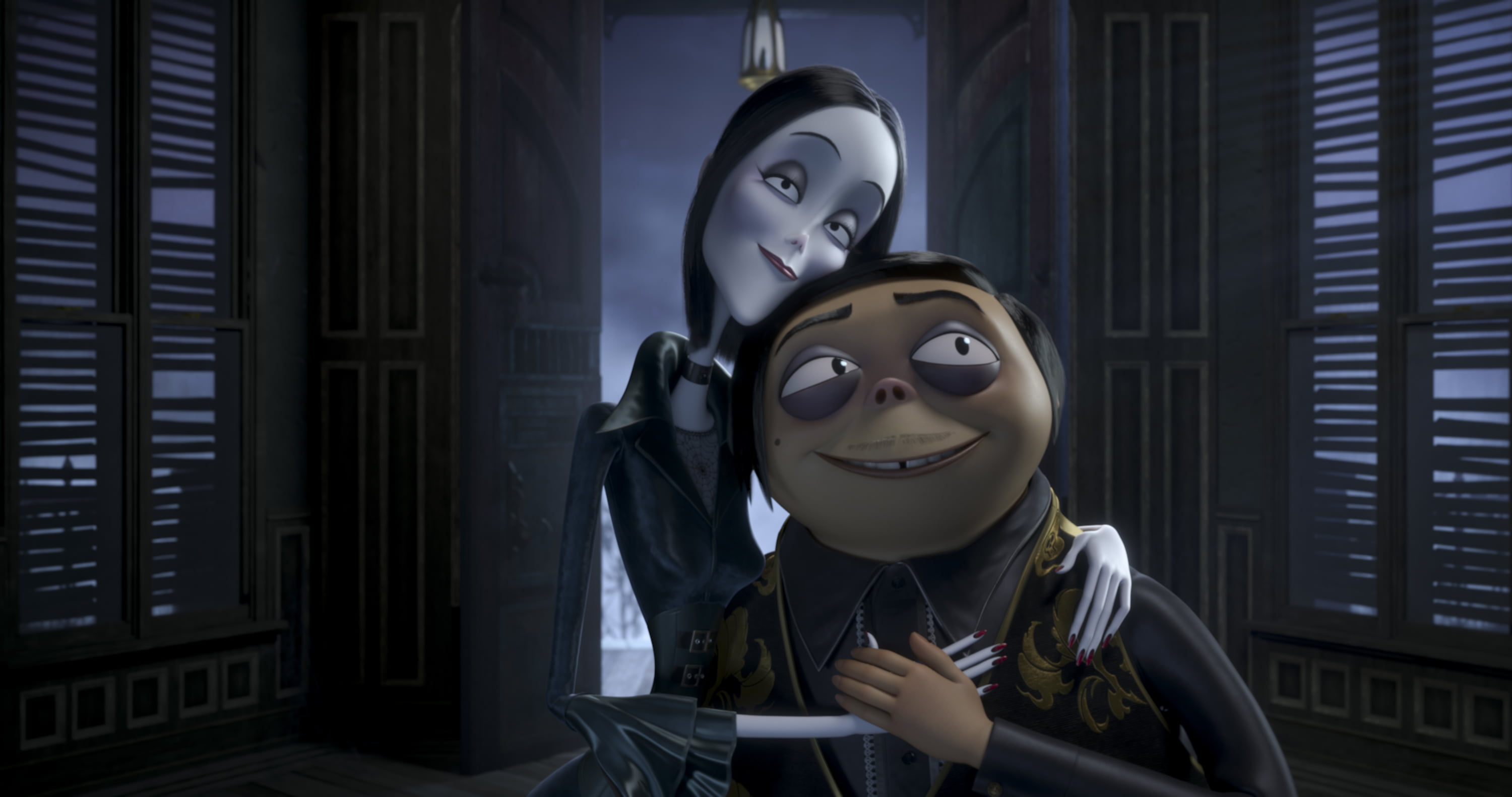 2K, Morticia Addams, Gomez Addams, The Addams Family (2019), Movie, HD Wallpaper