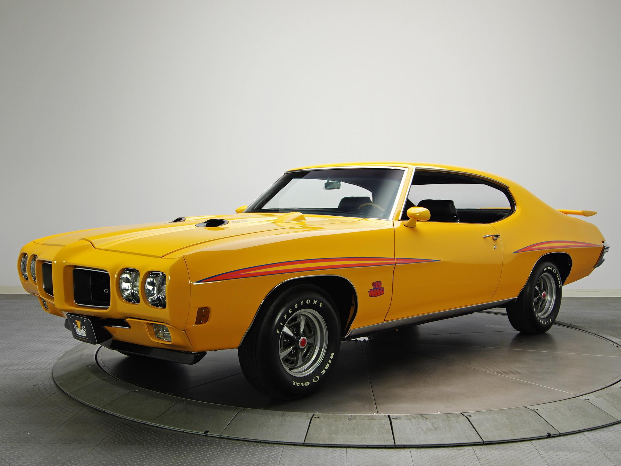 coupe, bmw, sports, yellow, thejudge, 1080P, cars, hardtop, pontiac, gto, judge, HD Wallpaper